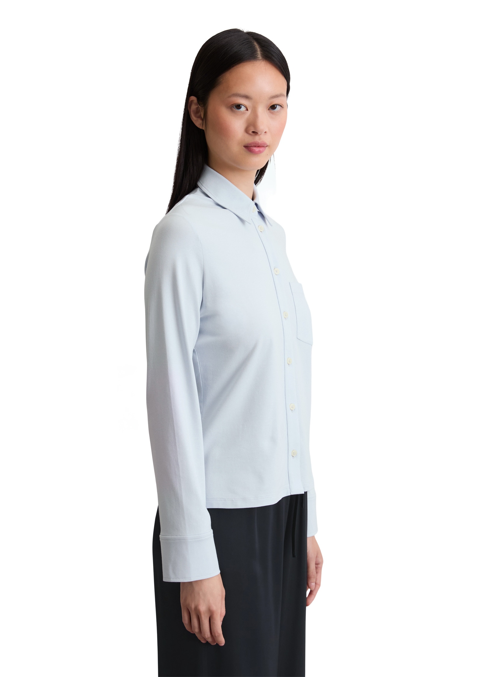 Marc O'Polo Langarmshirt »aus Organic-Cotton-Stretch«