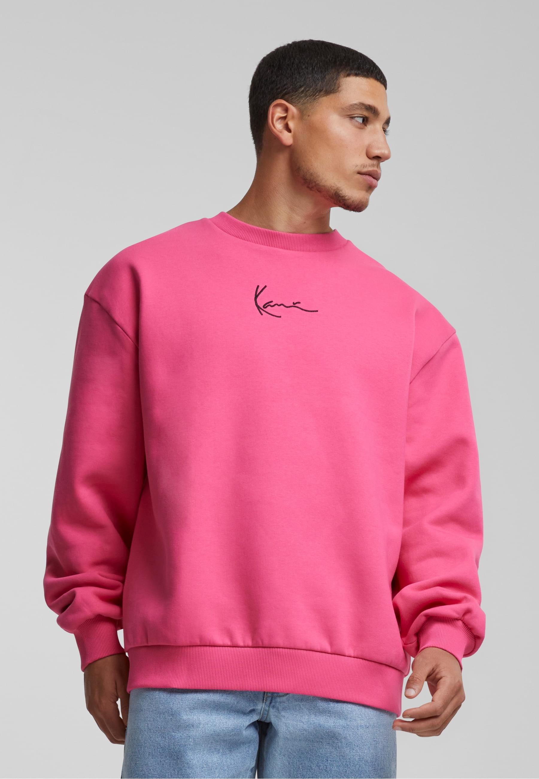 Karl Kani Rundhalspullover »Karl Kani Herren KM242-031-1 Small Signature Os Crew«, (1 tlg.)