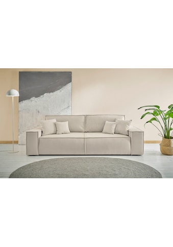 3-Sitzer »FINNLEY Schlafsofa 257 cm (200/136cm) mit Bettkasten«