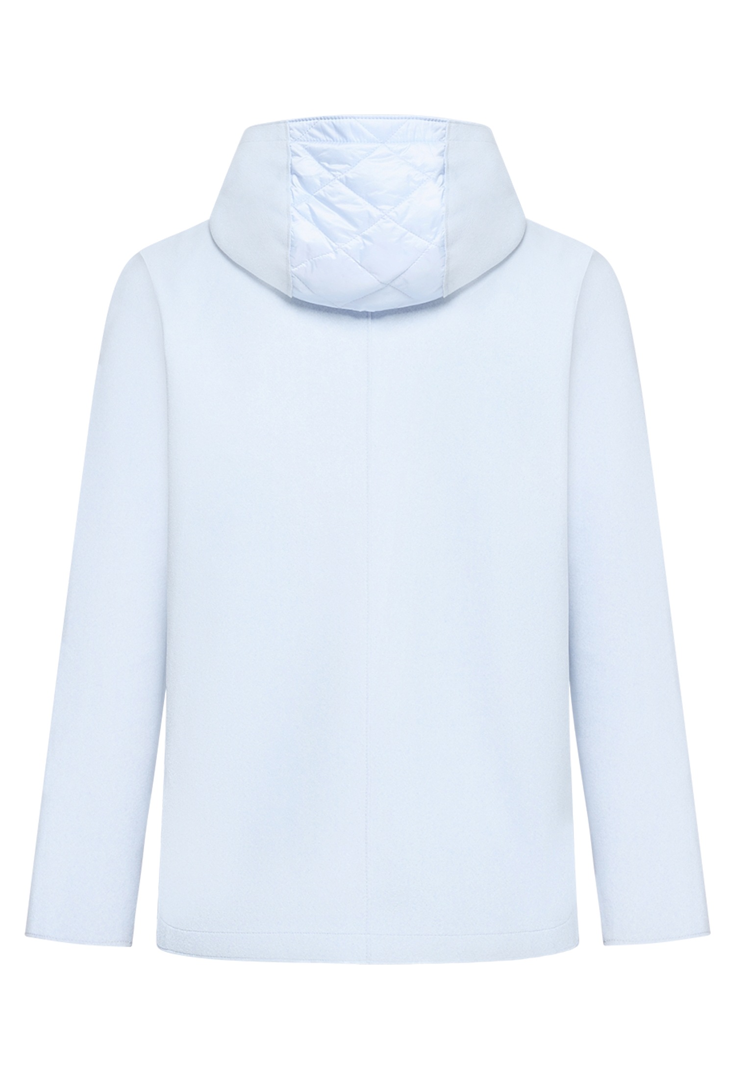 Wolljacke BETTY BARCLAY "Damen mit Kapuze", Damen, Gr. 38, ether blau melange, Obermaterial: 100% Polyester; Besatz: 100% Polyamid; Füllung: 100% Polyester, gerade, Jacken 2