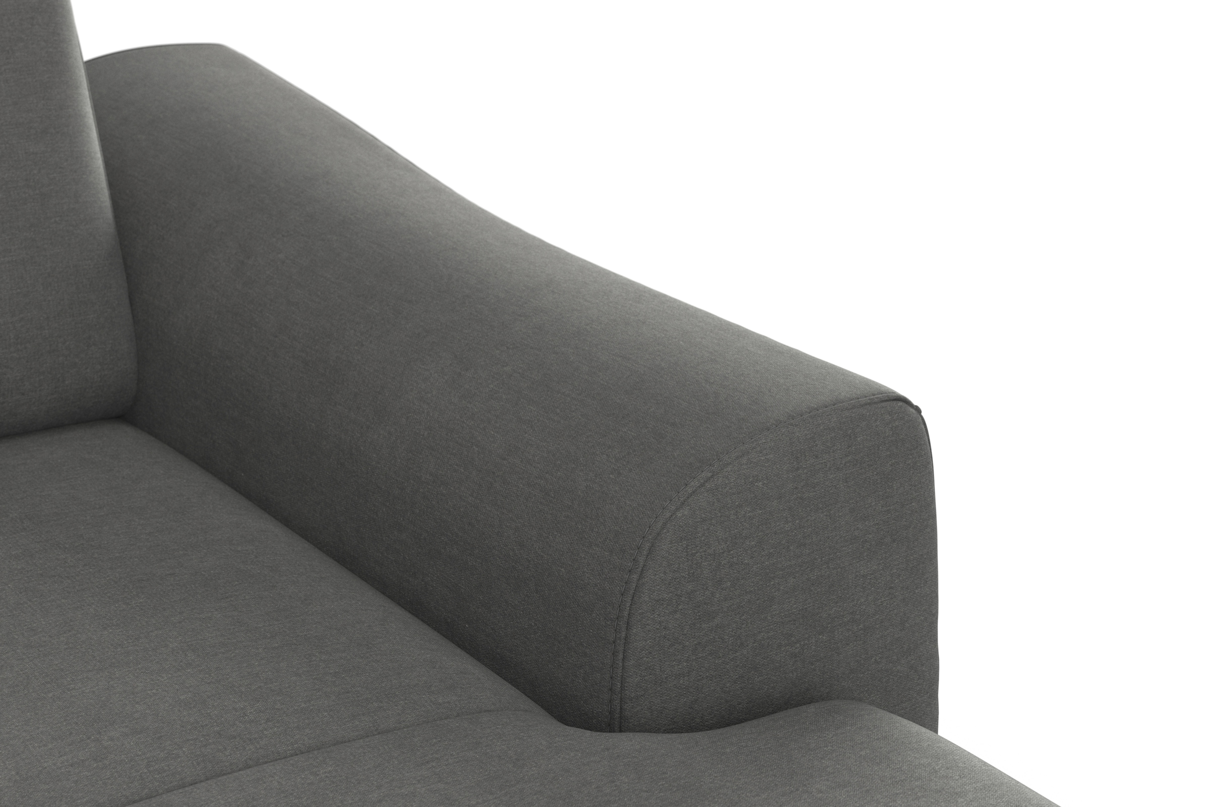 sit&more Wohnlandschaft »Dundee U-Form«, mit Federkern und Massivholzfüßen, wahlweise mit Kopfteilverstellung