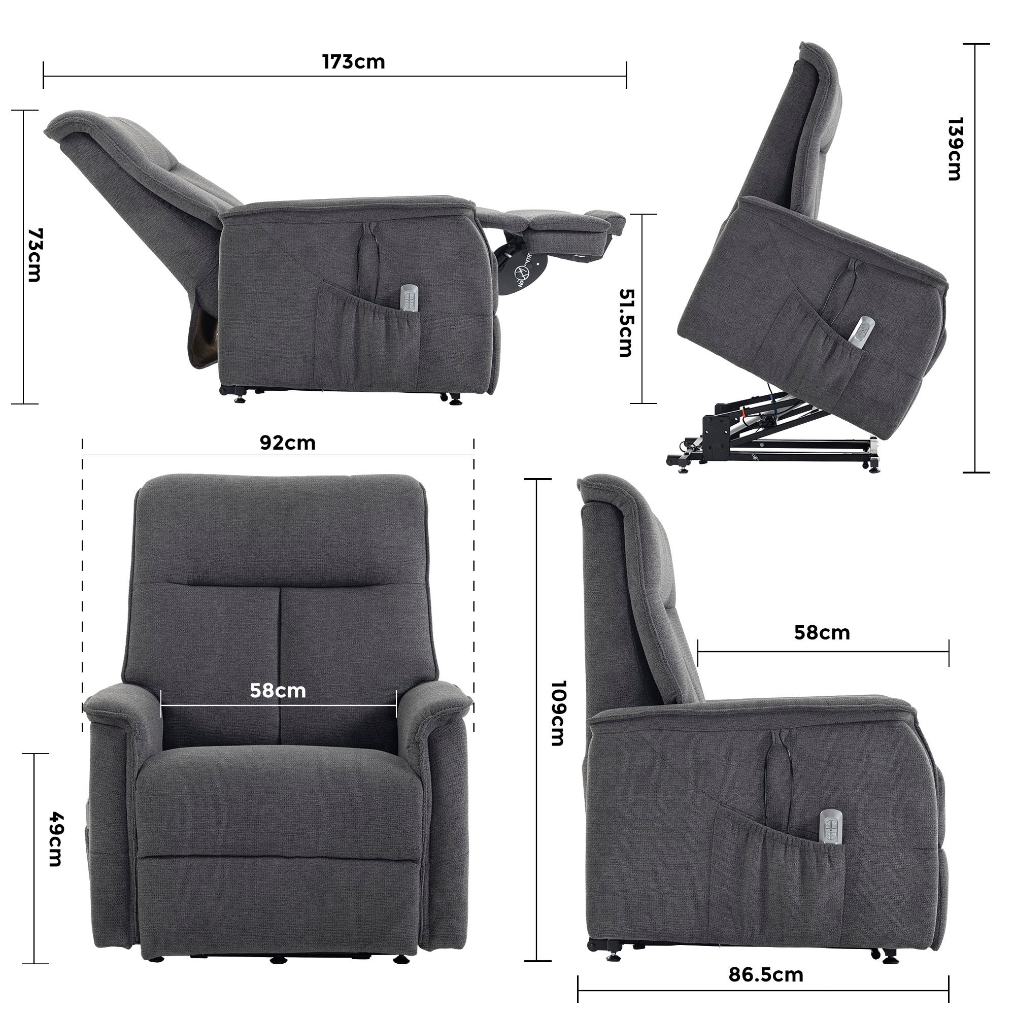 Duo Collection TV-Sessel »Avola 2« Bis zu 200 kg belastbare, 2 Motoren