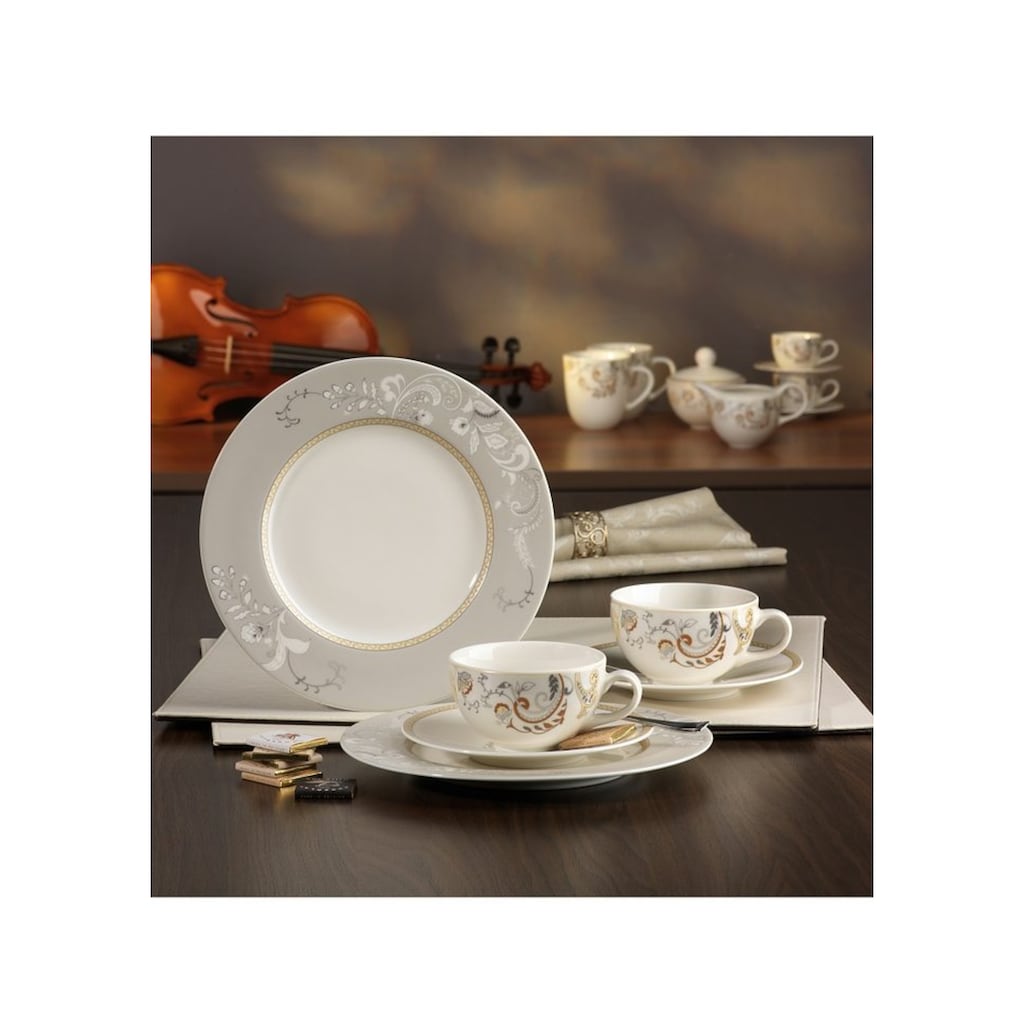 CreaTable Kaffeeservice »Geschirr-Set Palacio«, (Set, 18 tlg., Kaffeegeschirr für 6 Personen)