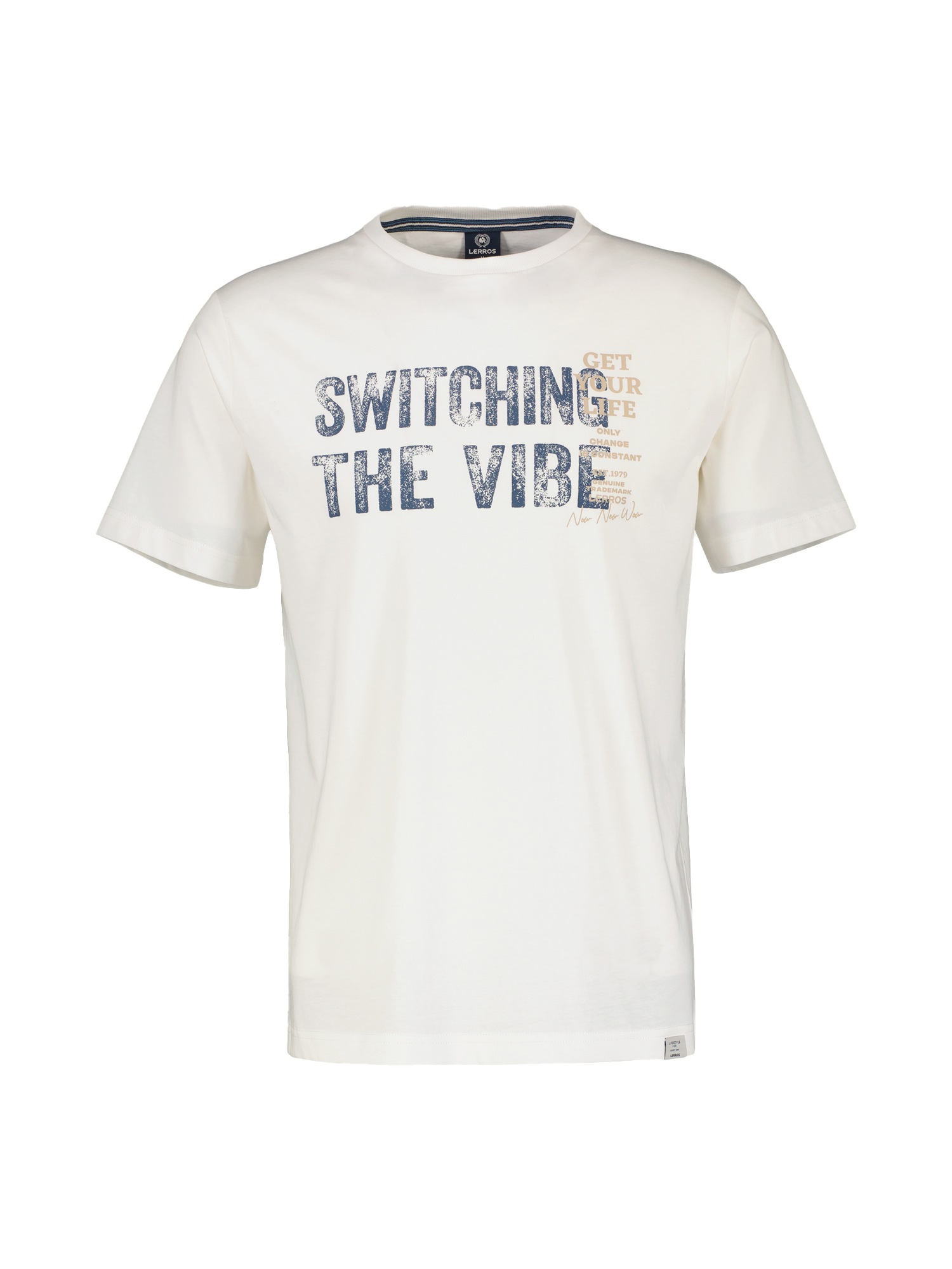 LERROS T-Shirt "Herren T-Shirt mit Brust-Print" günstig online kaufen
