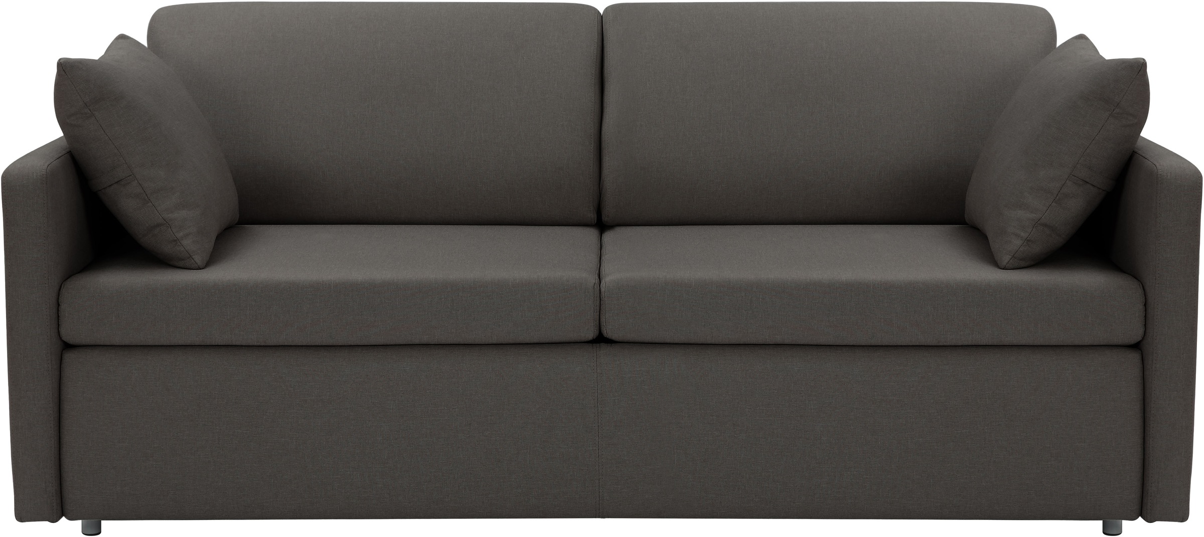 ATLANTIC home collection Schlafsofa "Robin, B: 168cm, Dauerschlafsofa, inklusive Matratze" mit Matratze und Zierkissen, Dauerschläfer