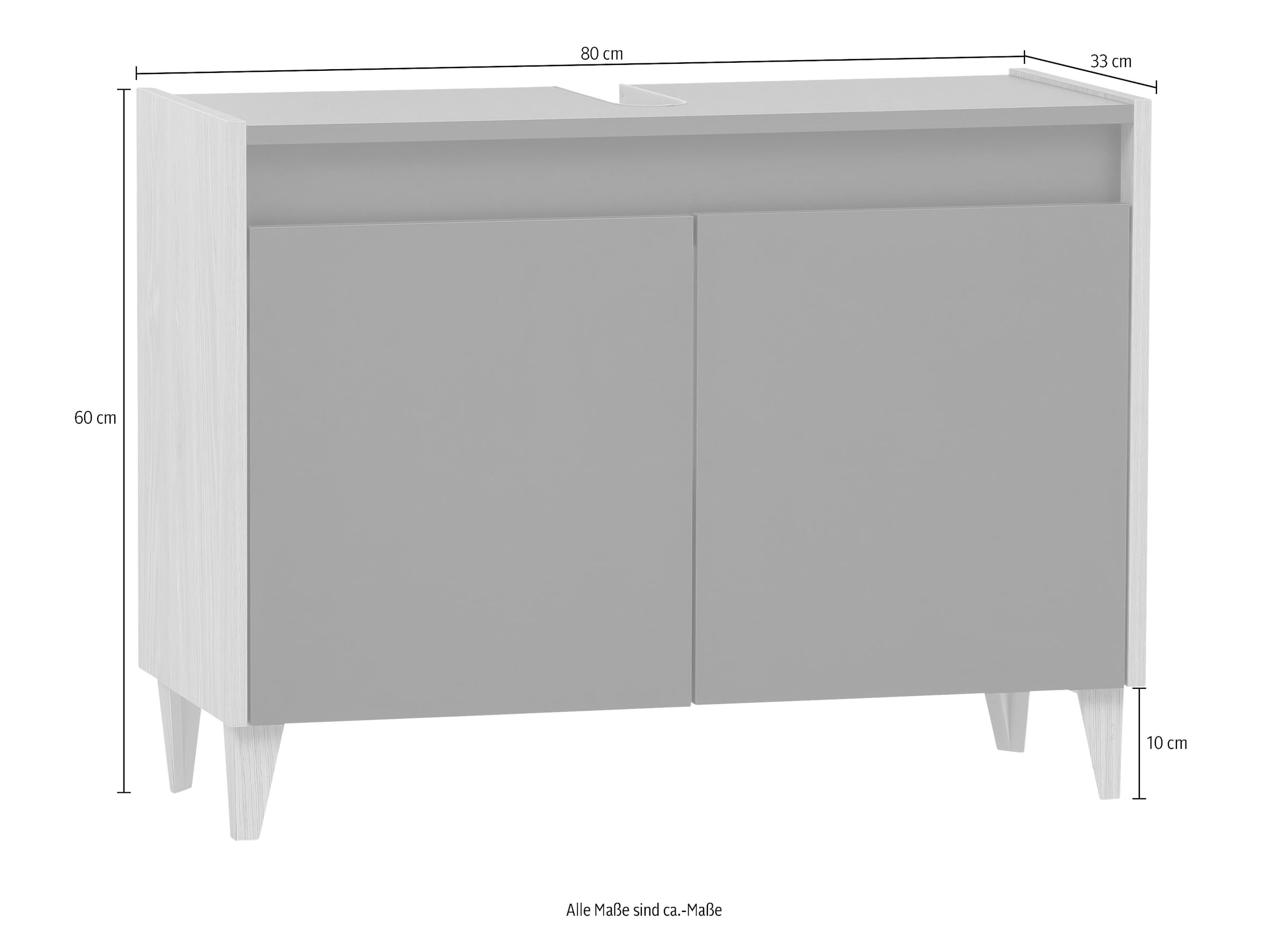 Schildmeyer Waschbeckenunterschrank »Elba«, Breite 80,0 cm bestellen | BAUR