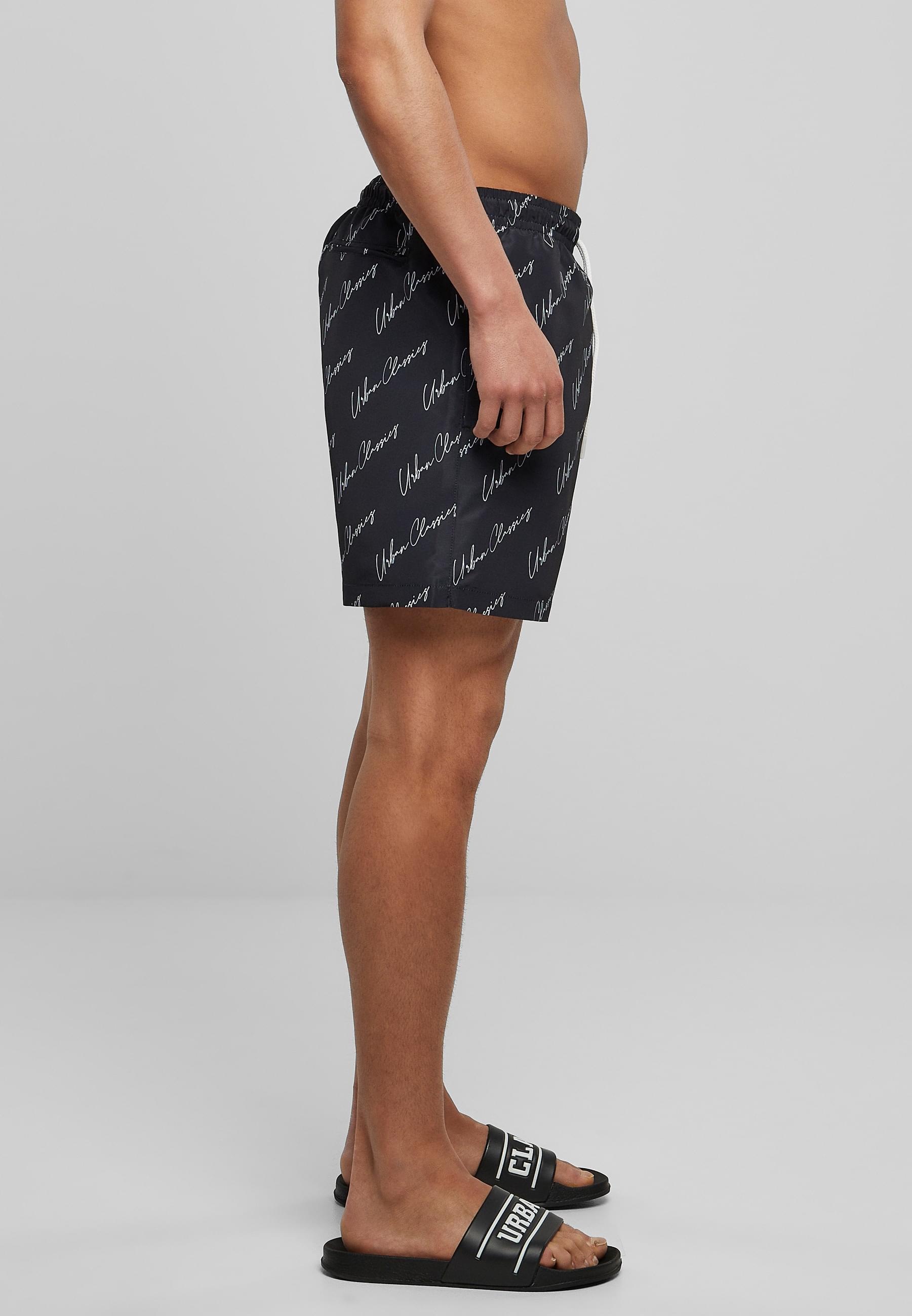 URBAN CLASSICS Badeshorts »Urban Classics Herren Pattern Swim Shorts«