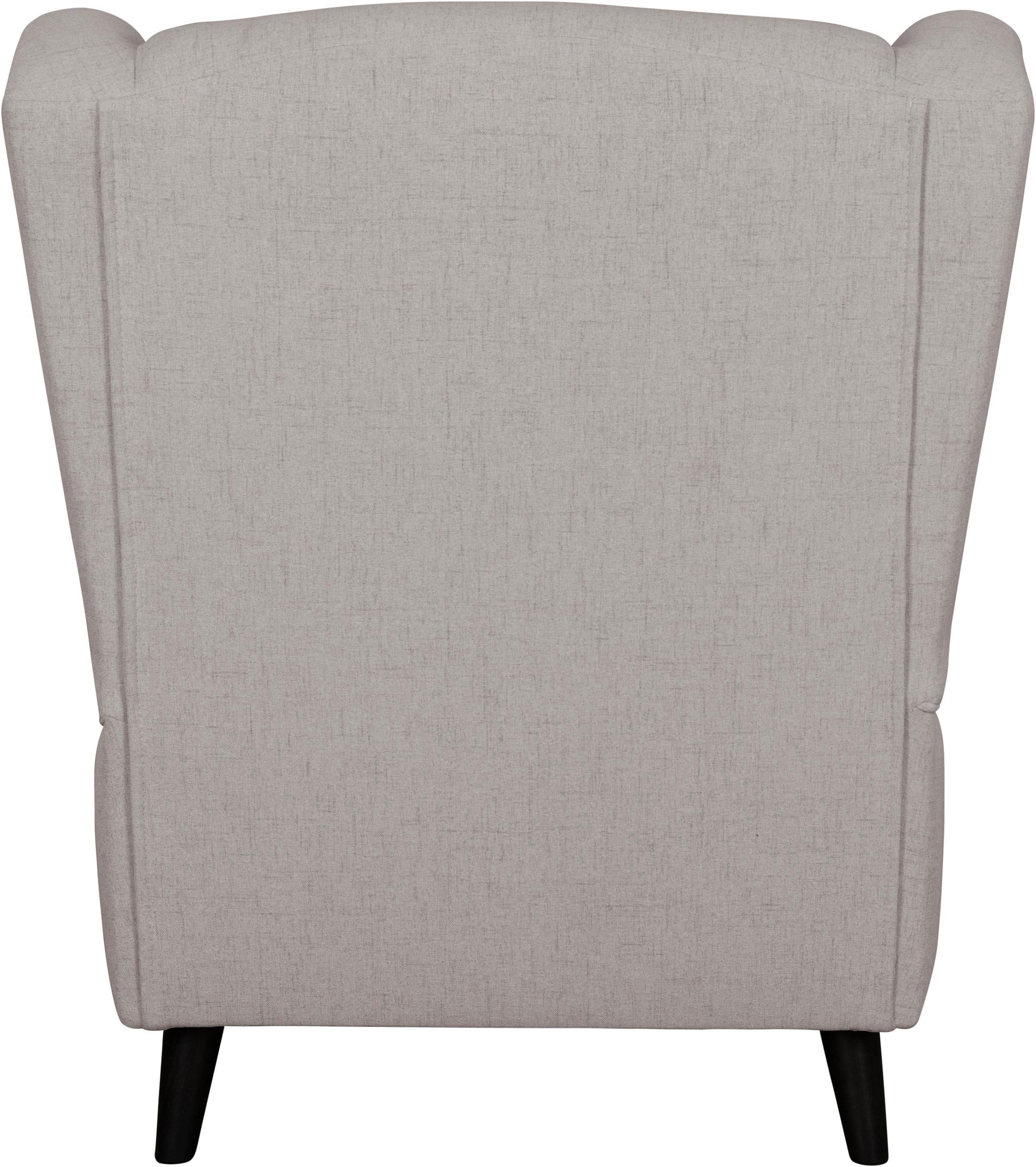 Home affaire Sessel »Ohrensessel CHISTELLE, wahlweise mit Polsterhocker« mit Wellenunterfederung, Maße: B/T/H: 81/87/99 cm