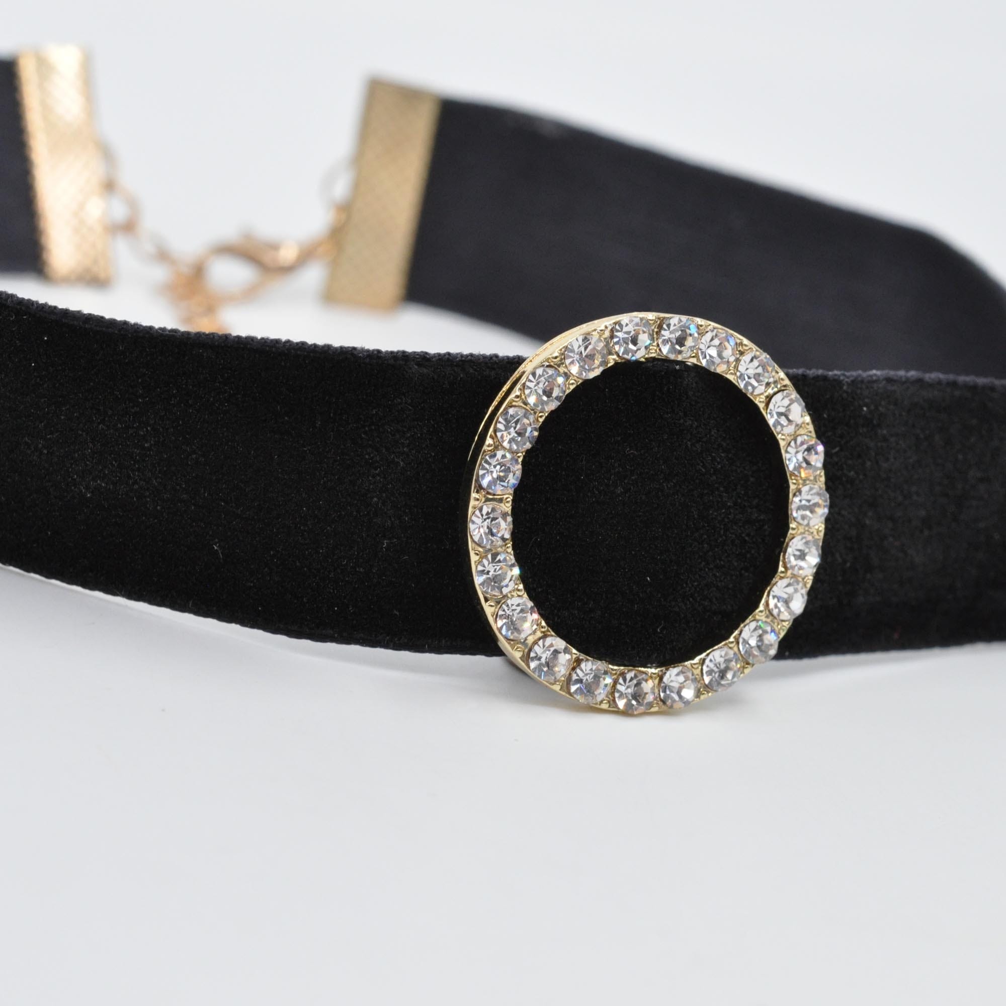 Steuer Kette mit Anhänger »Metall Glänzend Glasstein weiß«