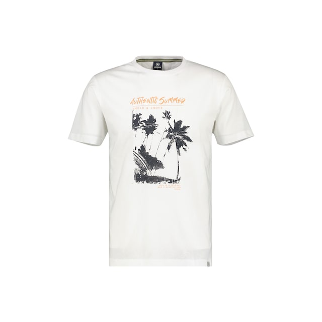 Black Friday LERROS T-Shirt »LERROS T-Shirt mit Frontprint« | BAUR