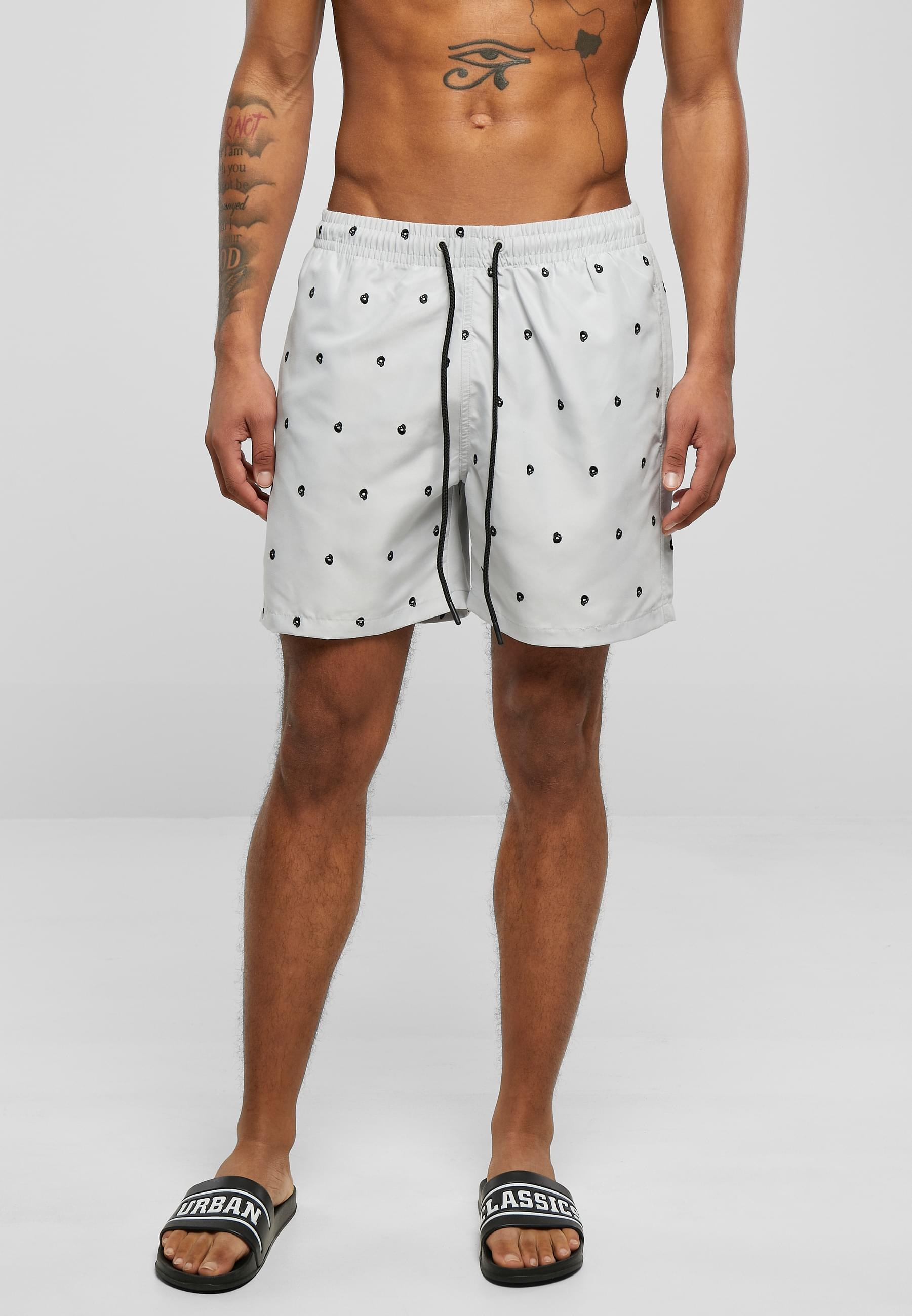 URBAN CLASSICS Badeshorts »Urban Classics Herren Embroidery Swim Shorts«