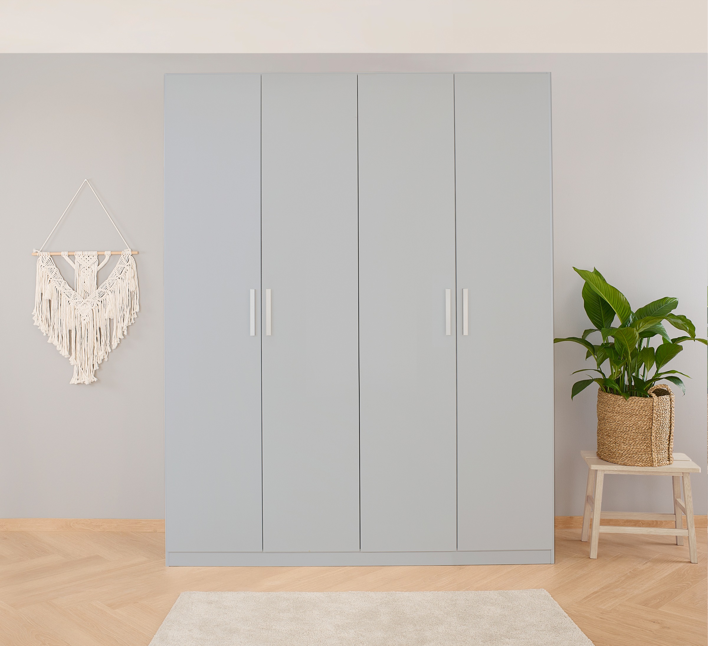 OTTO home "Mehrzweckschrank Aktenschrank Möbel Mietswohnung Schlafzimmer KOLUNA" Breiten 181/226/271/315 cm Höhen 210/229 cm, moderne Dekor-Front, inkl. 2 Innenschubladen sowie extra Einlegeböden MADE IN GERMANY