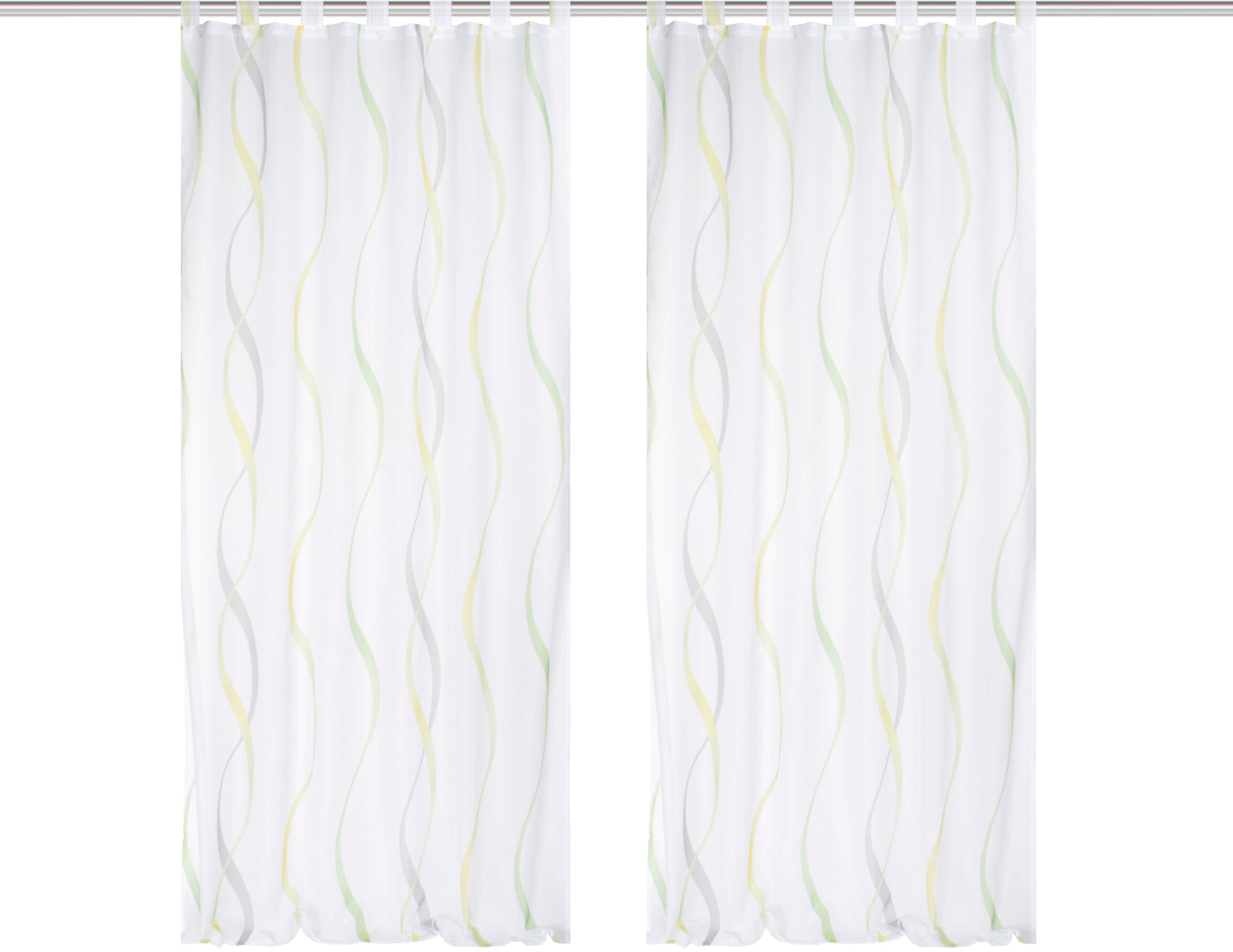 HOME WOHNIDEEN "SCHLAUFENSCHAL" Schlaufen 2 Stk. tlg. 2er Pack Schlaufensch günstig online kaufen