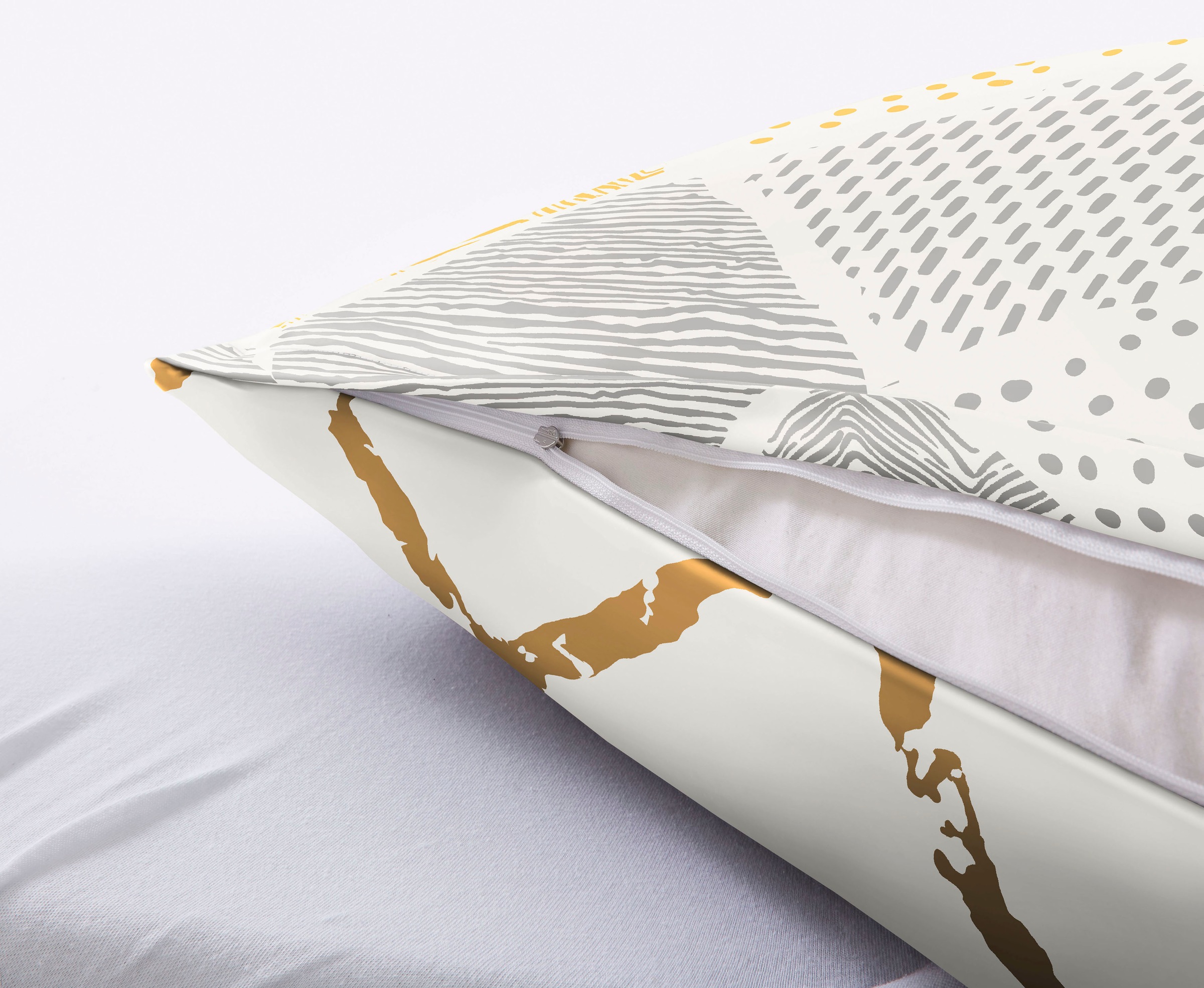 Thumbnail - Kleine Wolke Wendebettwäsche "Smilla inspiriert von schneebedeckter Winterlandschaft" 2 Stk. Made in Green