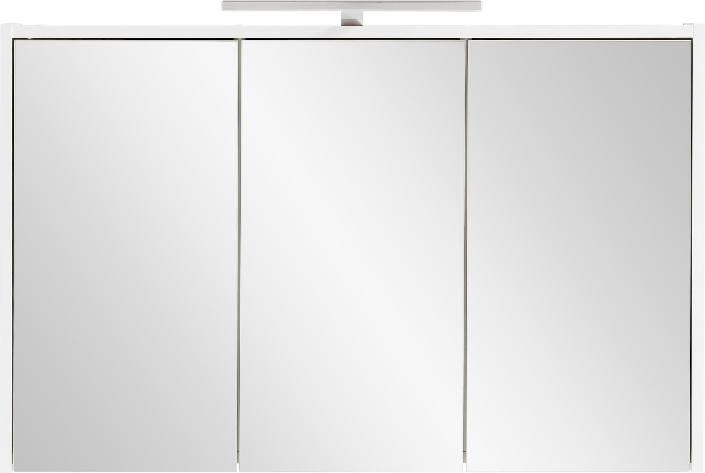 welltime Spiegelschrank "List, Spiegelschrank, Made in Germany, B: 93,5 cm" Solide Verarbeitung - Dieses Produkt ist in Deutschland gefertigt