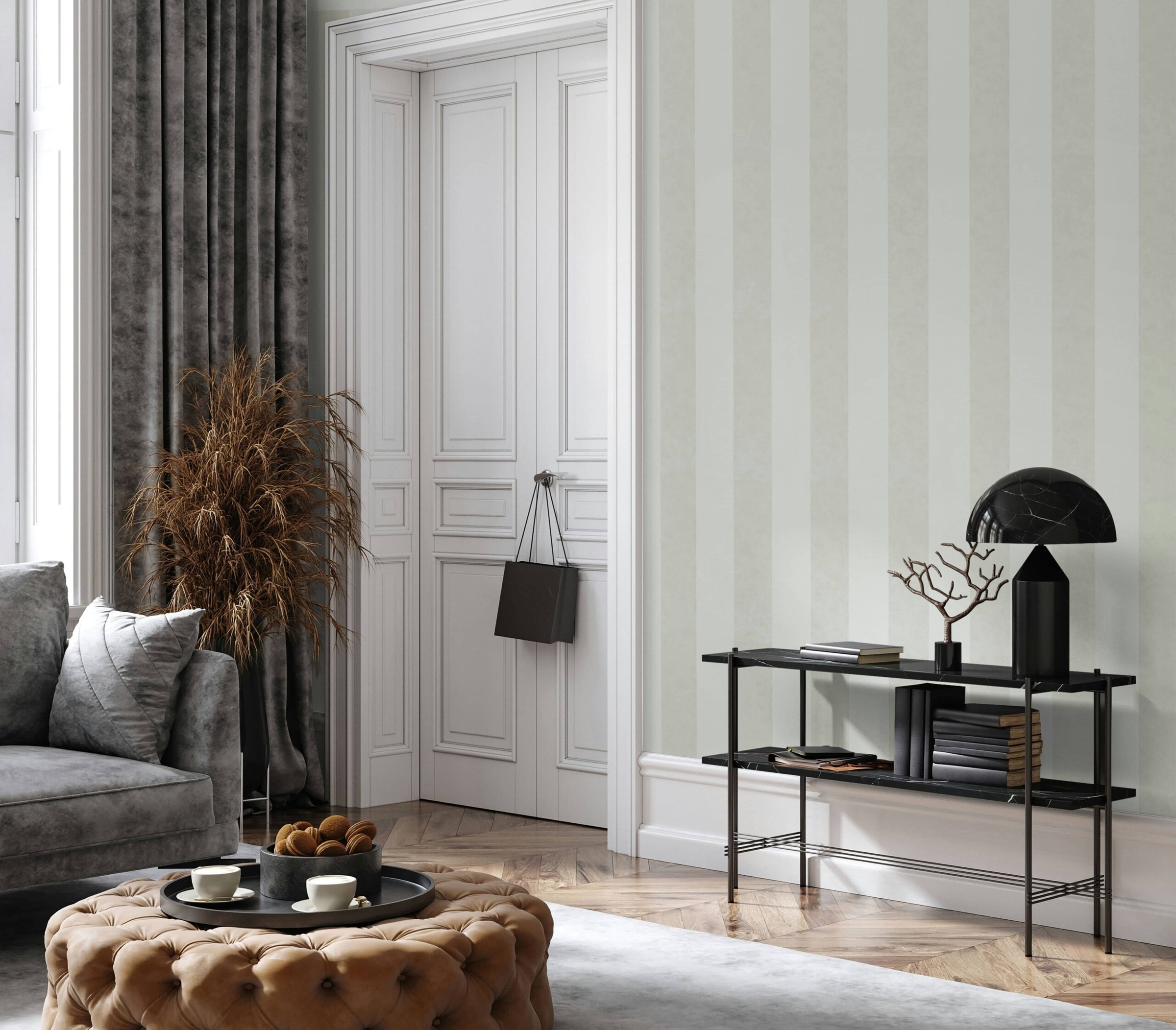 Marburg Vliestapete "Striking Stripes" Streifen moderne Tapete für Wohnzimmer Schlafzimmer Küche