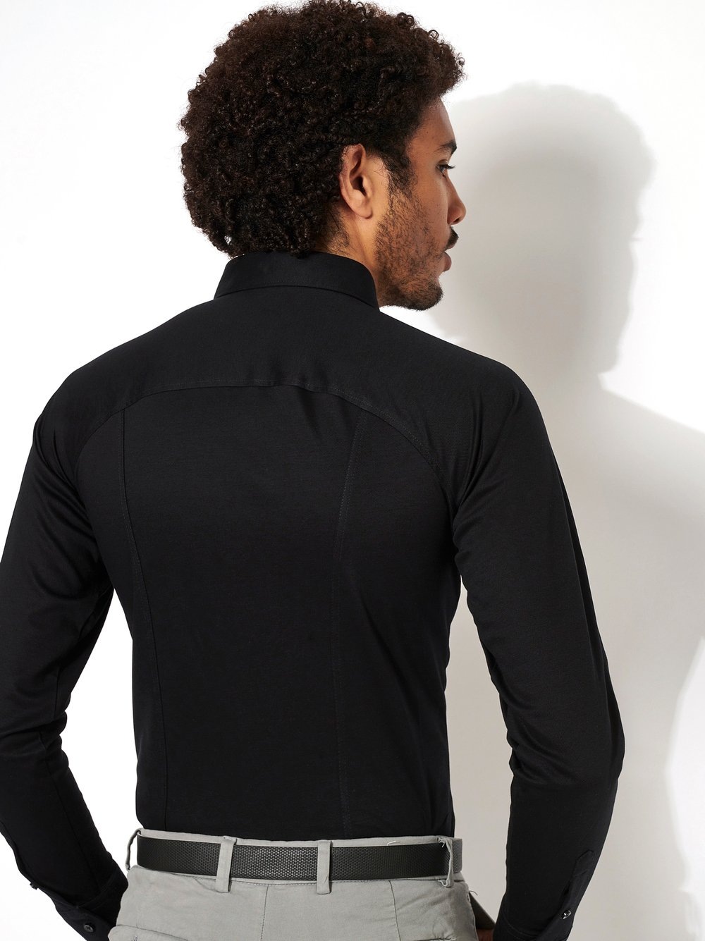 DESOTO Langarmhemd "Jerseyhemd Casual Kent" günstig online kaufen