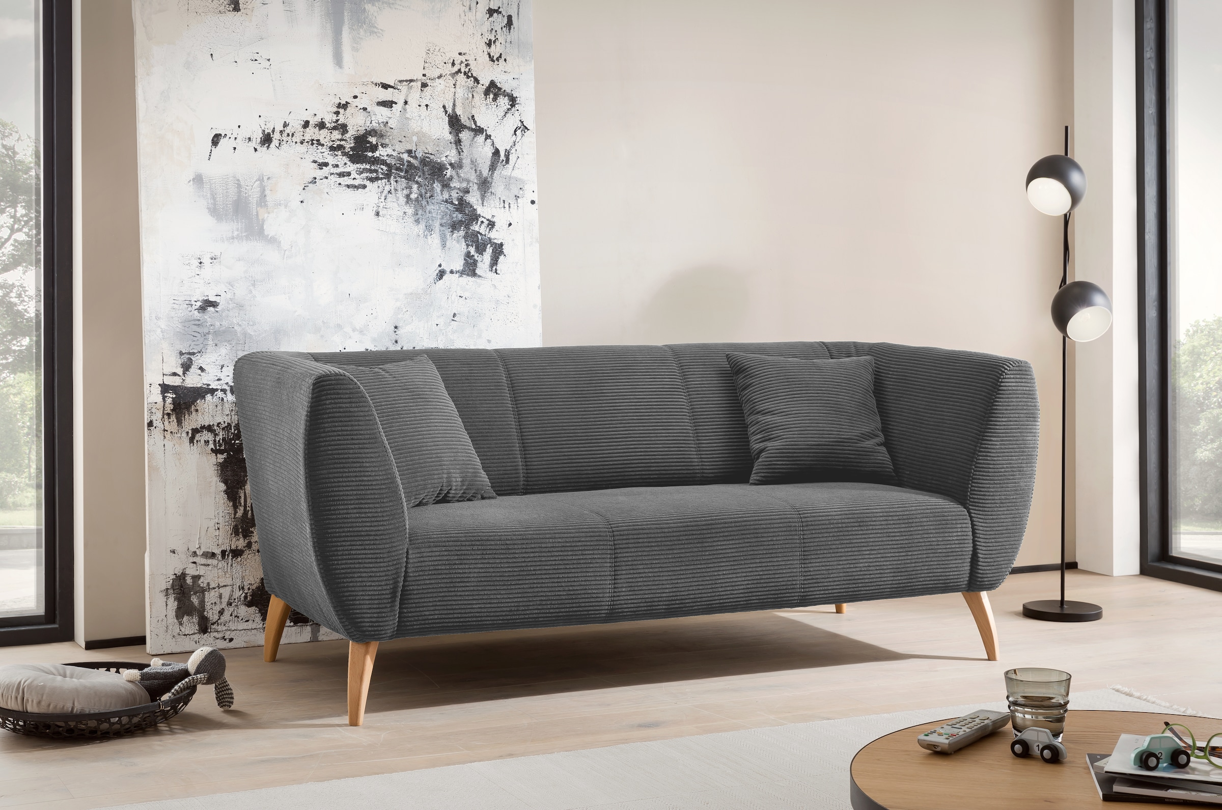 INOSIGN Polstergarnitur »Colori«, (Set, 2 tlg., 3-Sitzer und 2-Sitzer), auch als Loveseat erhältlich