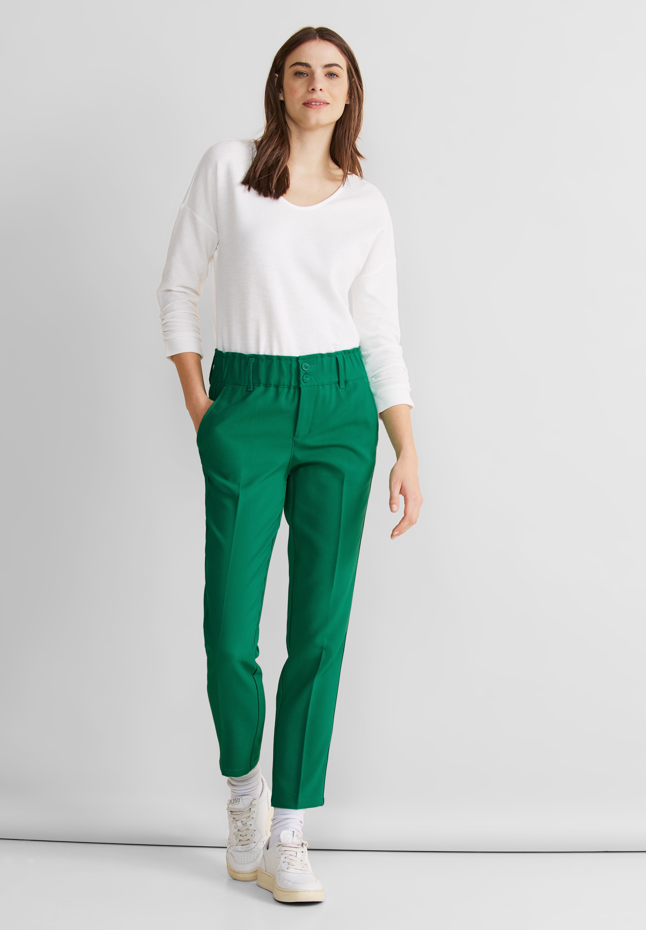 STREET ONE Jogger Pants, Middle Waist