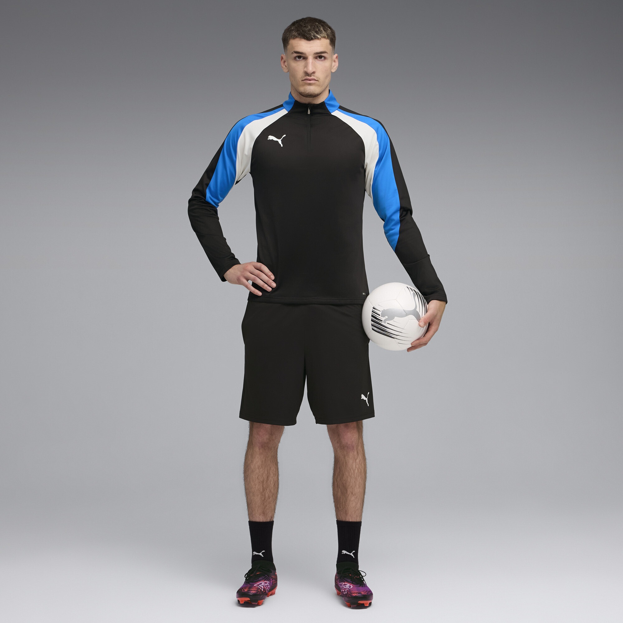 PUMA T-Shirt »individualLIGA Top mit viertellangem Reißverschluss Herren«