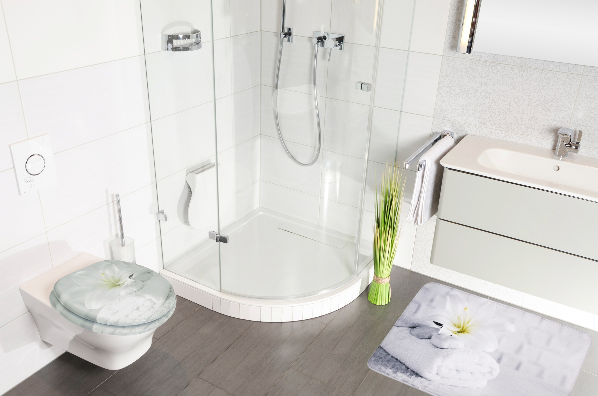 Sanilo Badaccessoire-Set "Good Feeling" bestehend aus WC-Sitz, Badteppich u günstig online kaufen