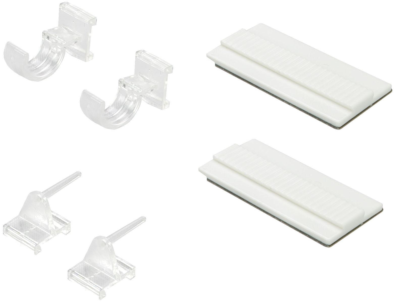 Liedeco Träger, (Set, 2 St.), für Vitrage/Scheibenstange