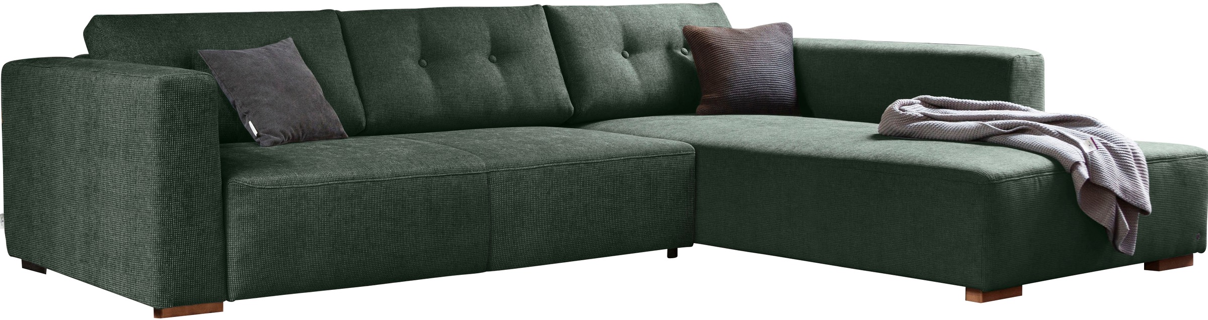 TOM TAILOR HOME Ecksofa "HEAVEN CHIC M", aus der COLORS COLLECTION, wahlweise mit Bettfunktion & Bettkasten