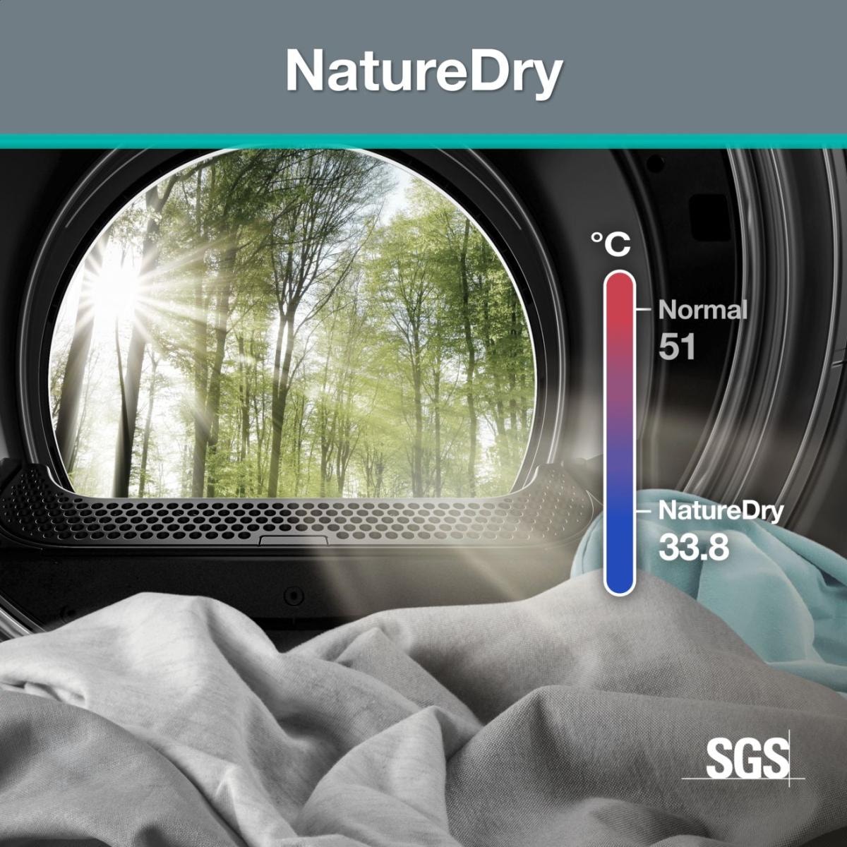 GORENJE Wärmepumpentrockner »DG89BP« G800 TFT-Farb-Display, NatureDry Schonung, TangleFree