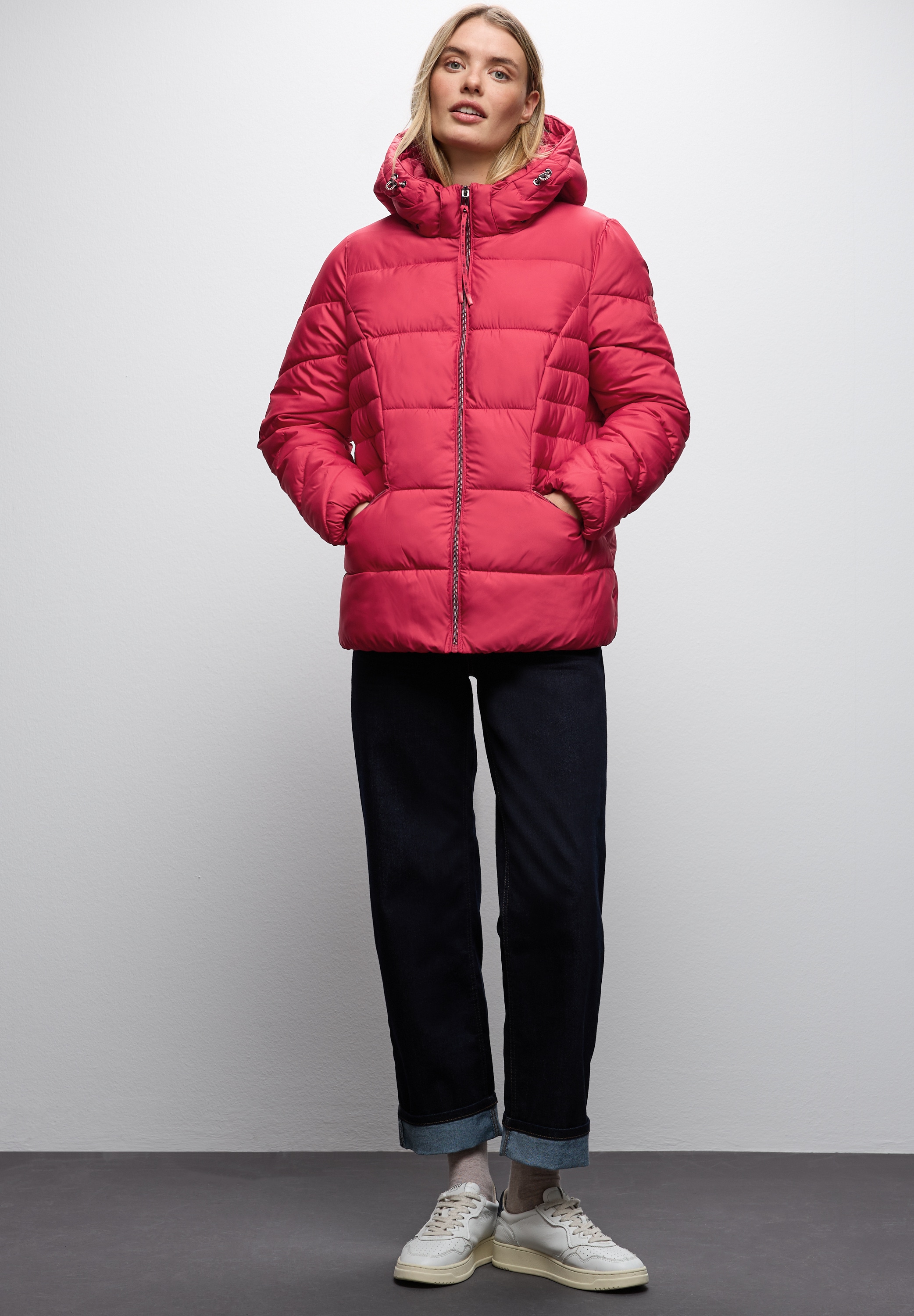 STREET ONE Steppjacke, mit Kapuze, mit Kapuze
