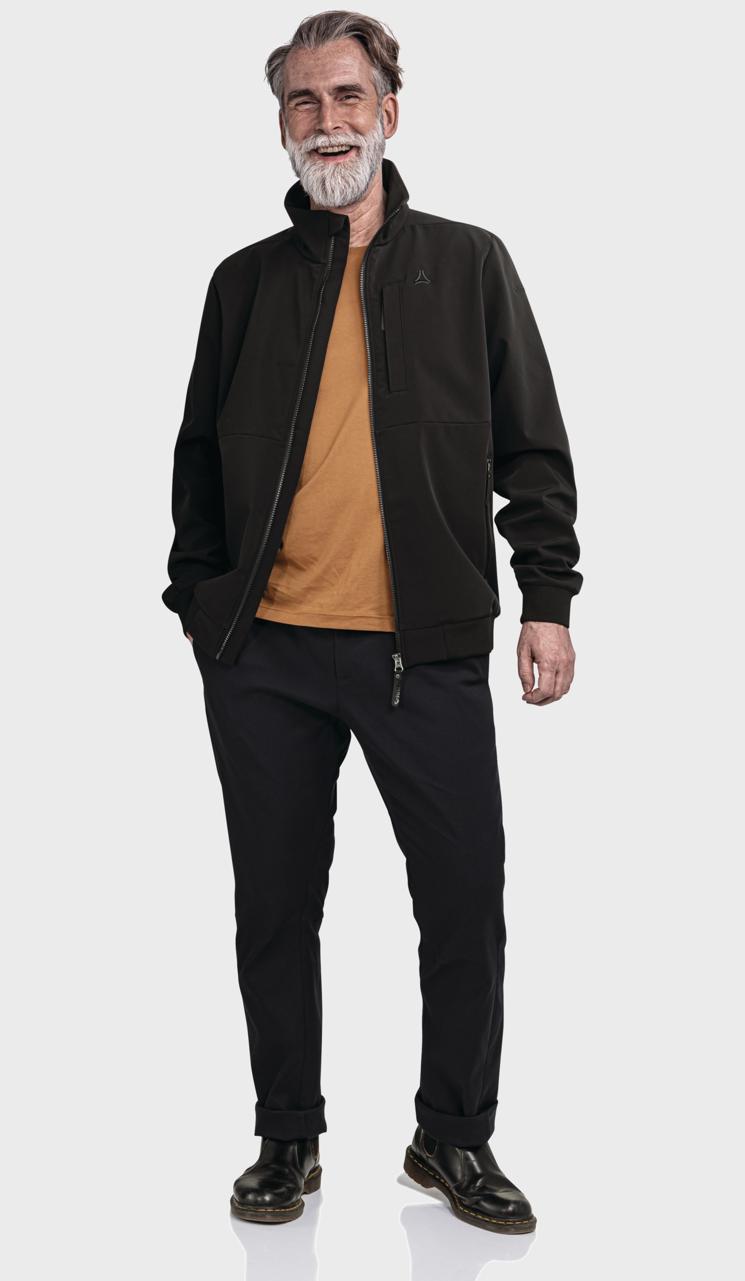 Schöffel Outdoorjacke »Urban Softshell Jk Style Suavio MNS« ohne Kapuze