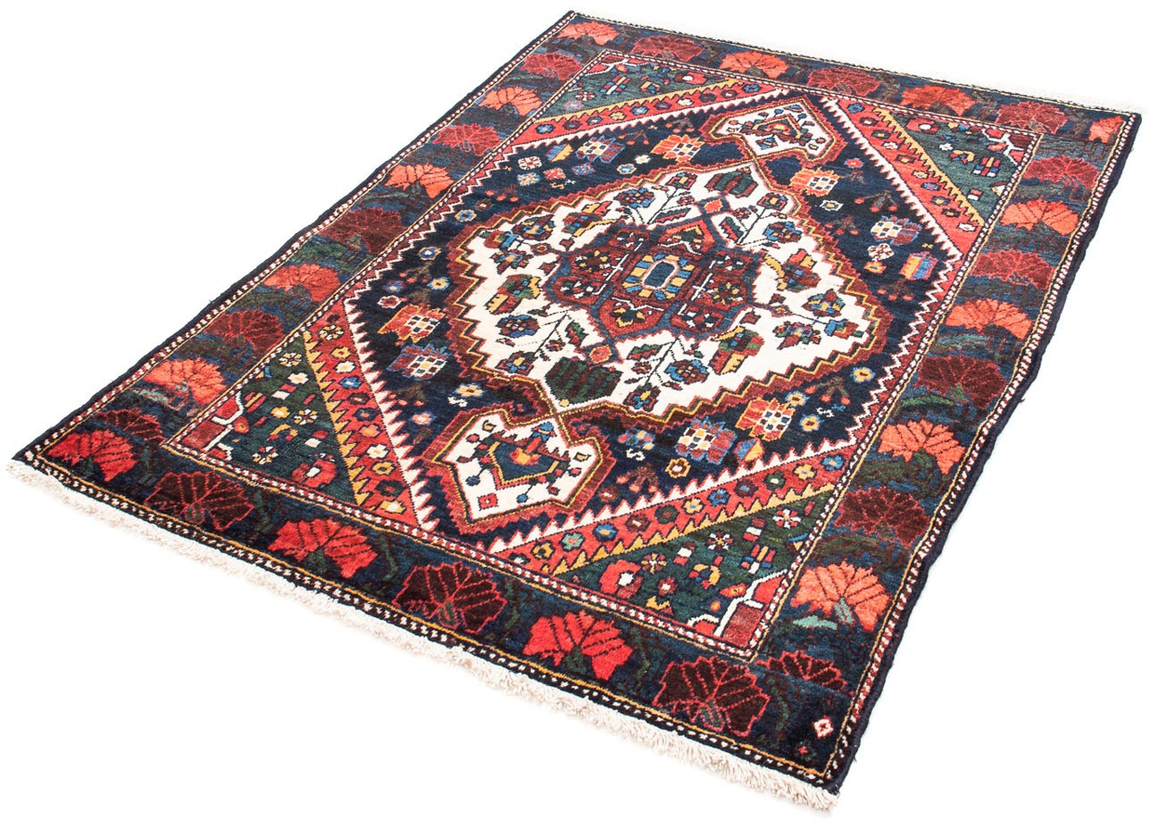 morgenland Orientteppich "Perser - Nomadic - 143 x 107 cm - dunkelblau", rechteckig, 10 mm Höhe, Wohnzimmer, Handgeknüpf