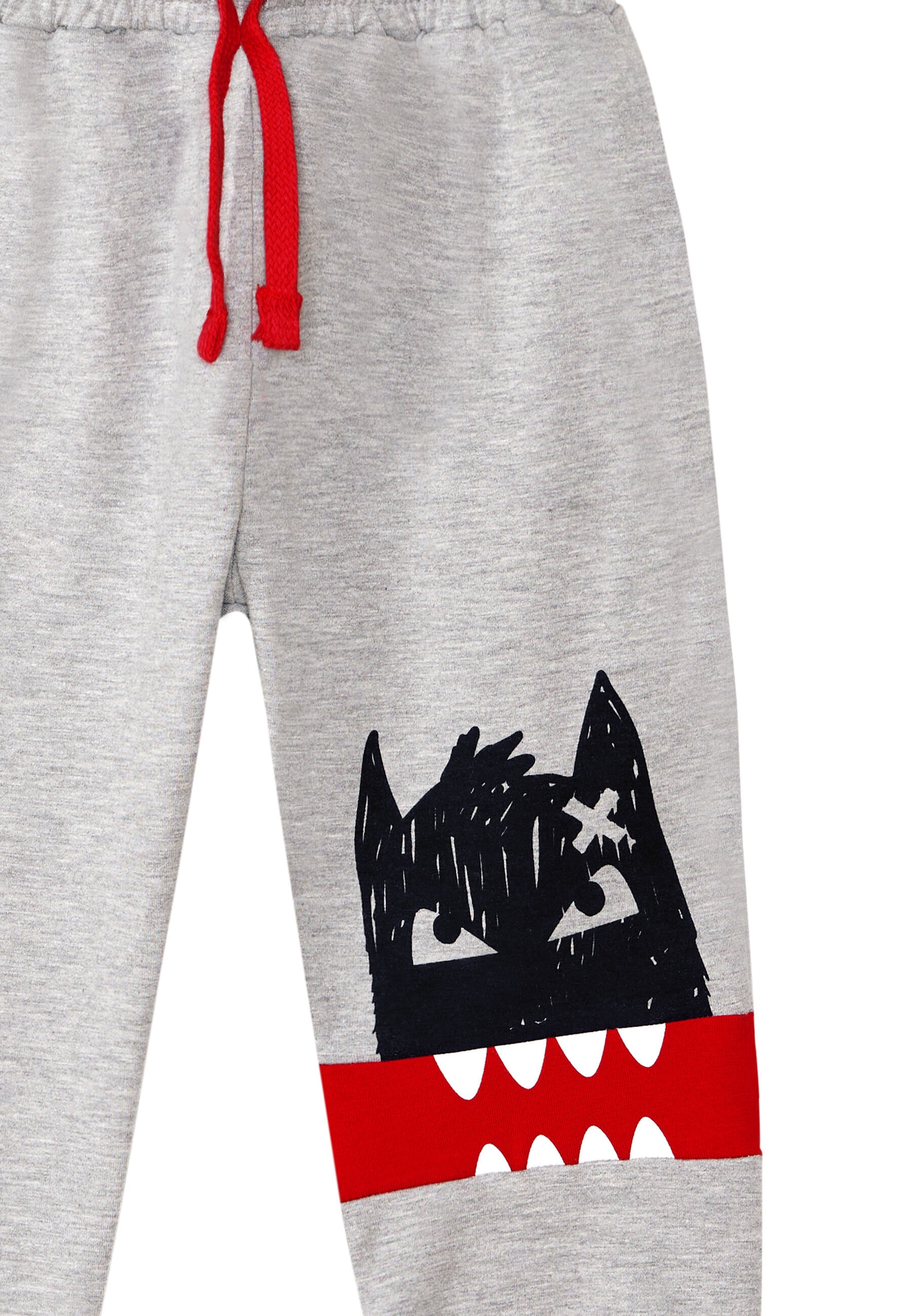 Denokids Hausanzug »Fearless«, (2 tlg.), mit Monster-Print