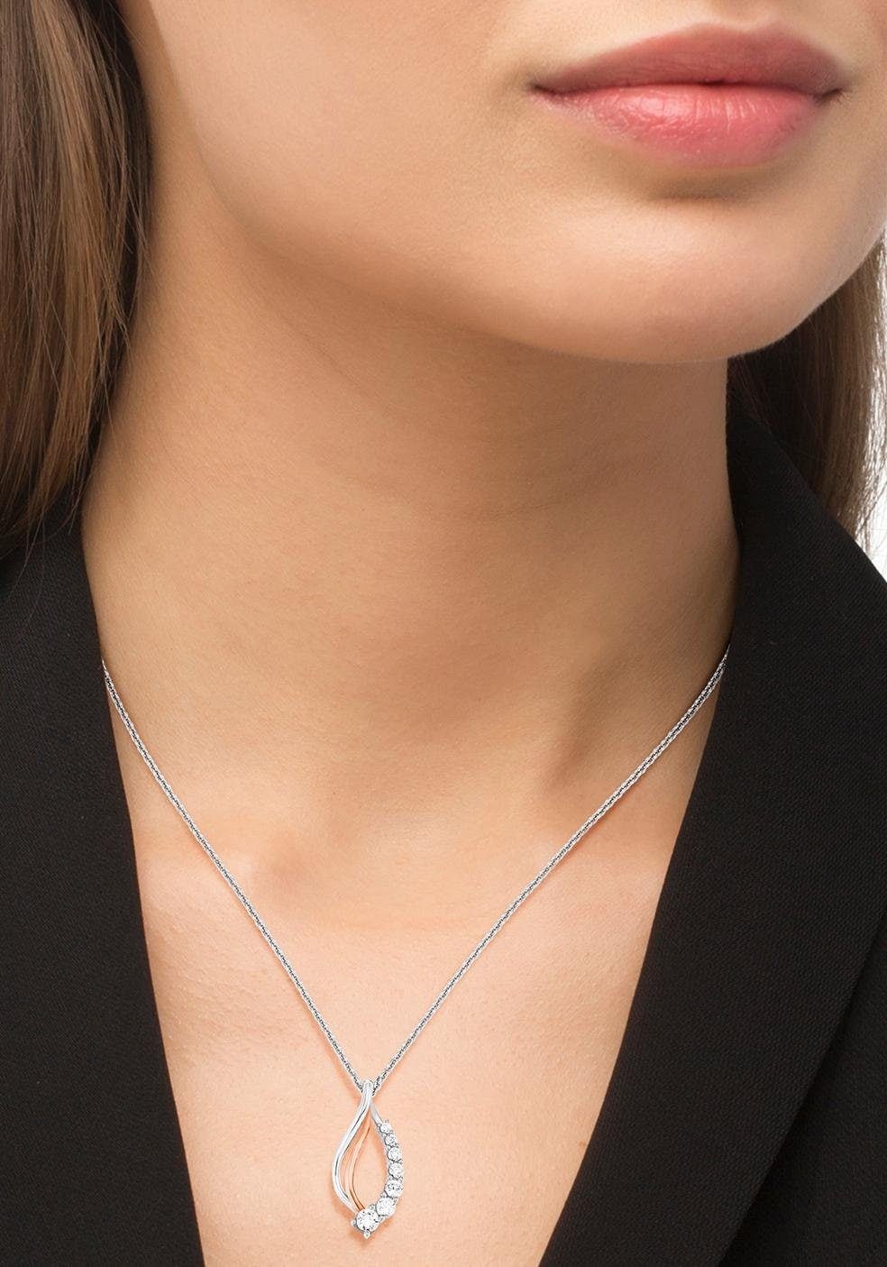 Amor Kette mit Anhänger »2026245« mit Zirkonia (synth.)