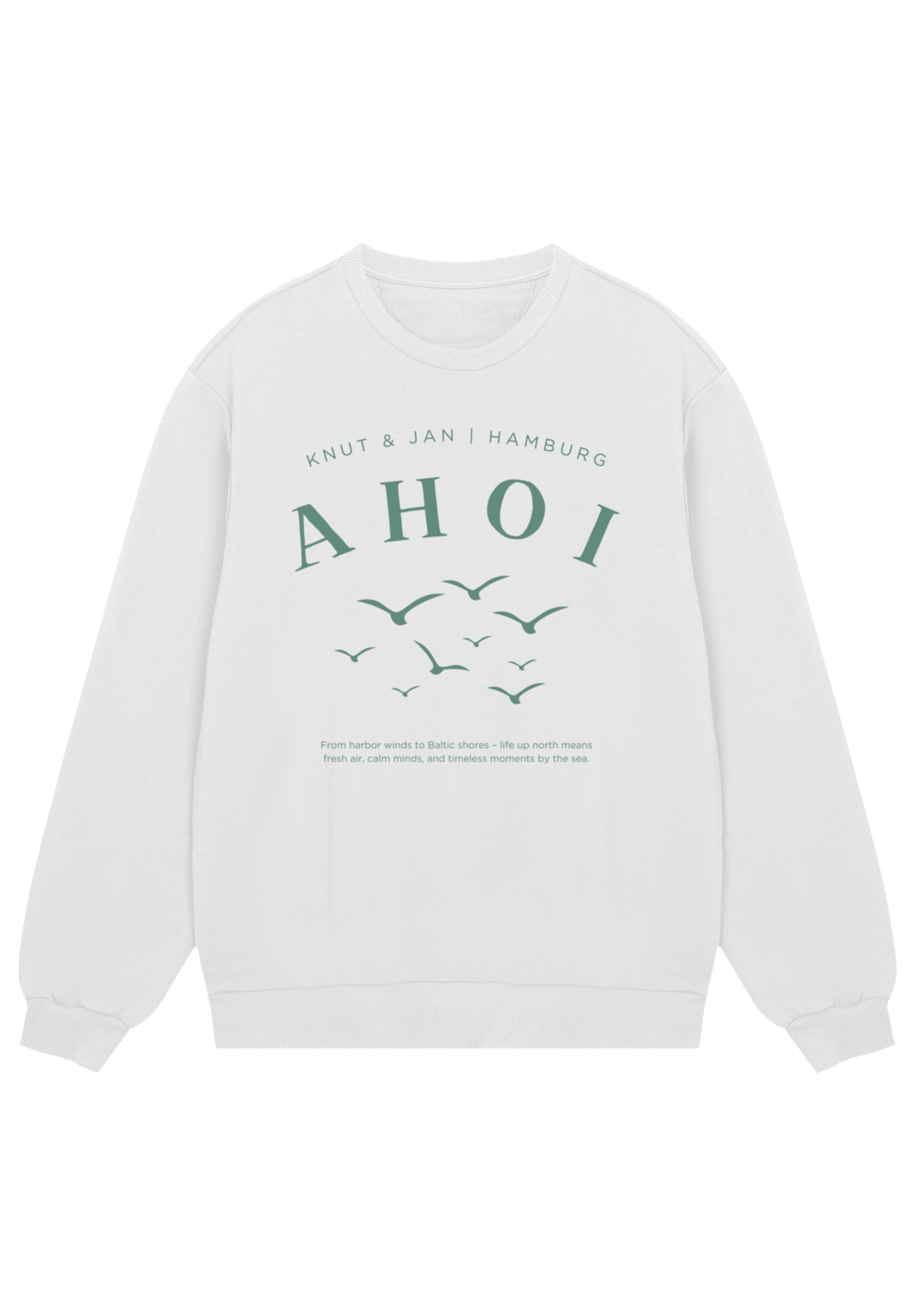 F4NT4STIC Sweatshirt »Ahoi Möwe Knut und Jan«, Osteee Kollektion, Urlaub, Ahoi Moin