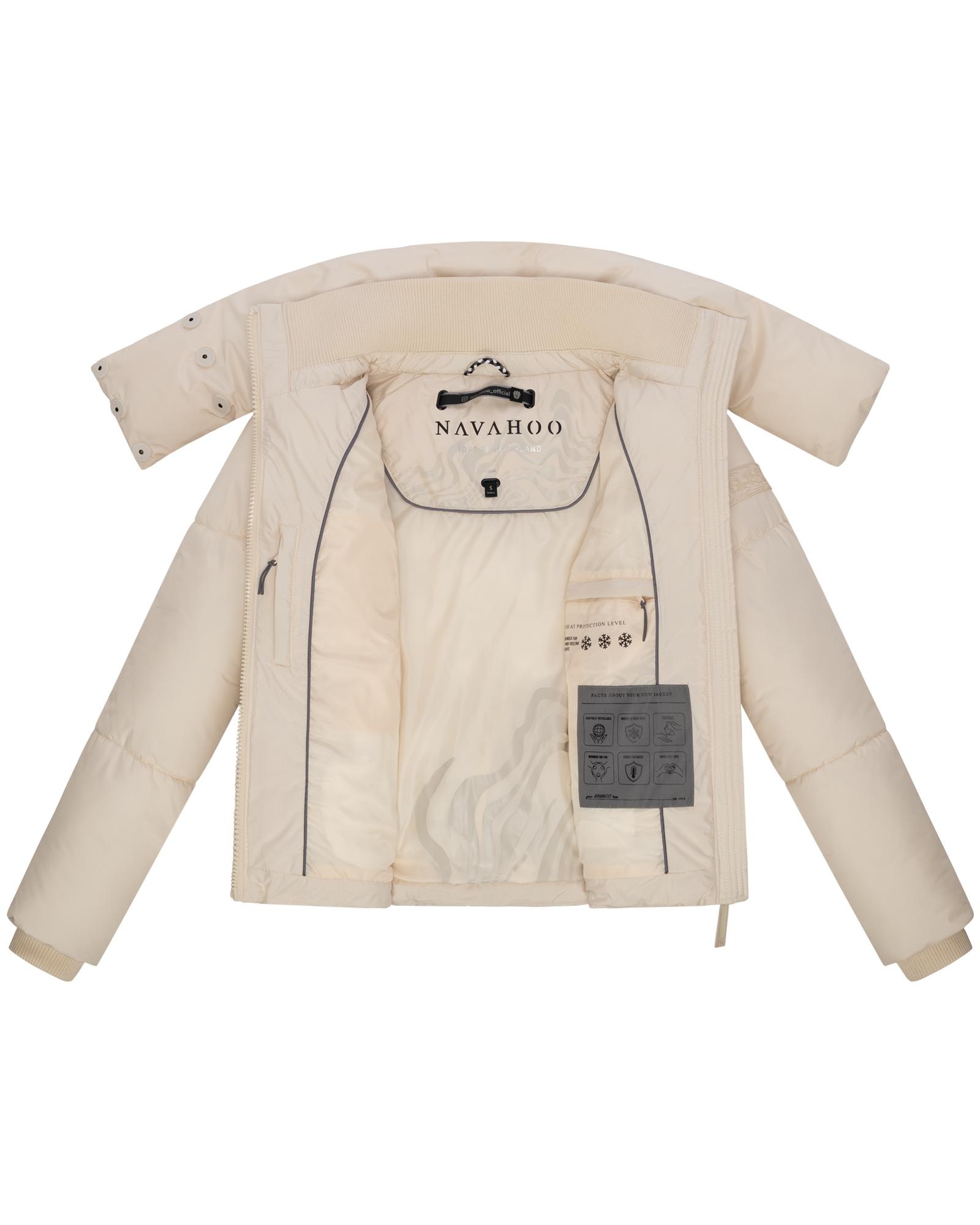 Navahoo Outdoorjacke »Traumelfe 14«, ohne Kapuze, Winter Steppjacke mit hohem Kragen