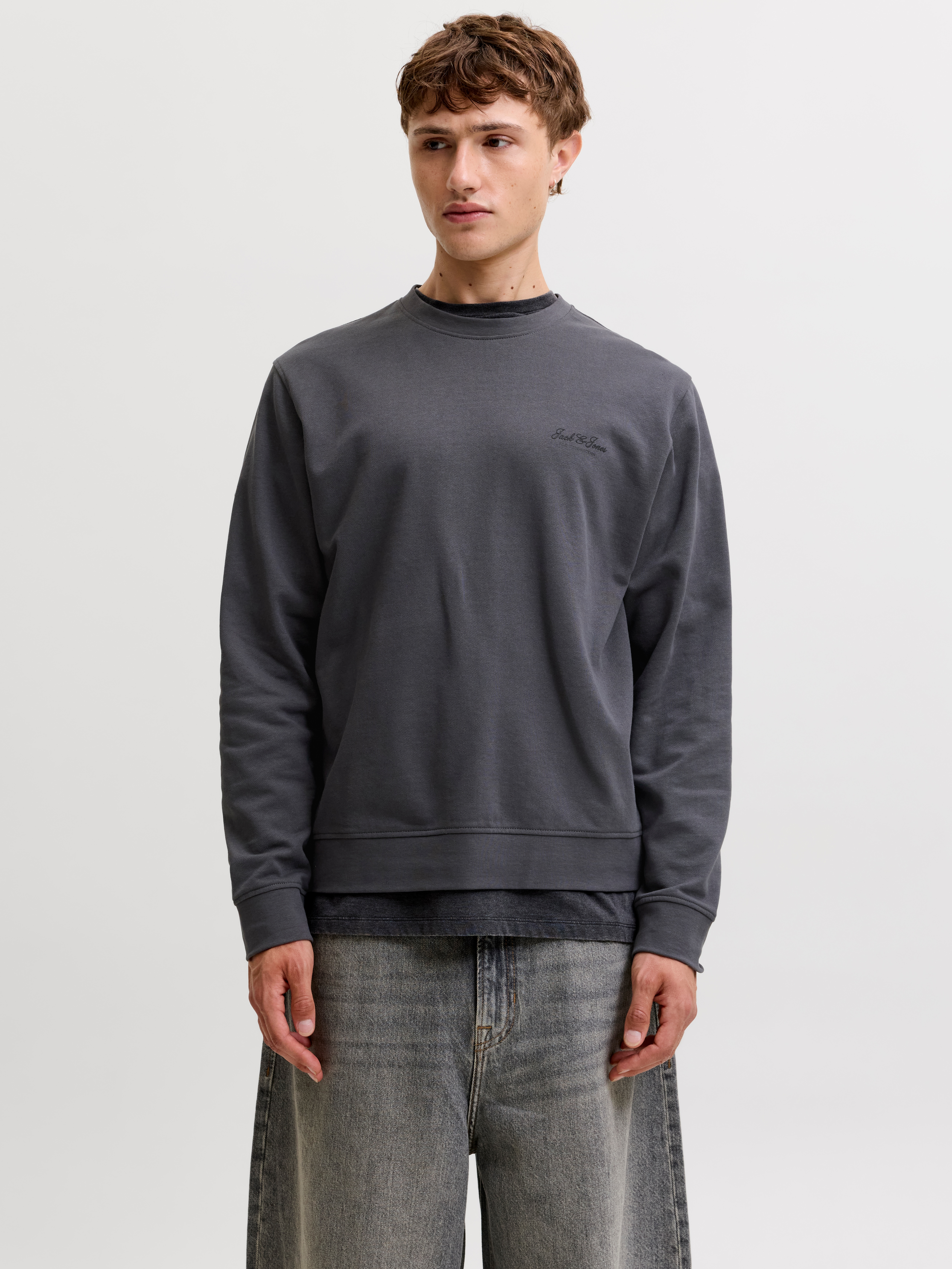 Jack & Jones Sweatshirt "JJEARCHIVE GRAPHIC SWEAT CREW NECK NOOS", Baumwollmischung, relaxed fit