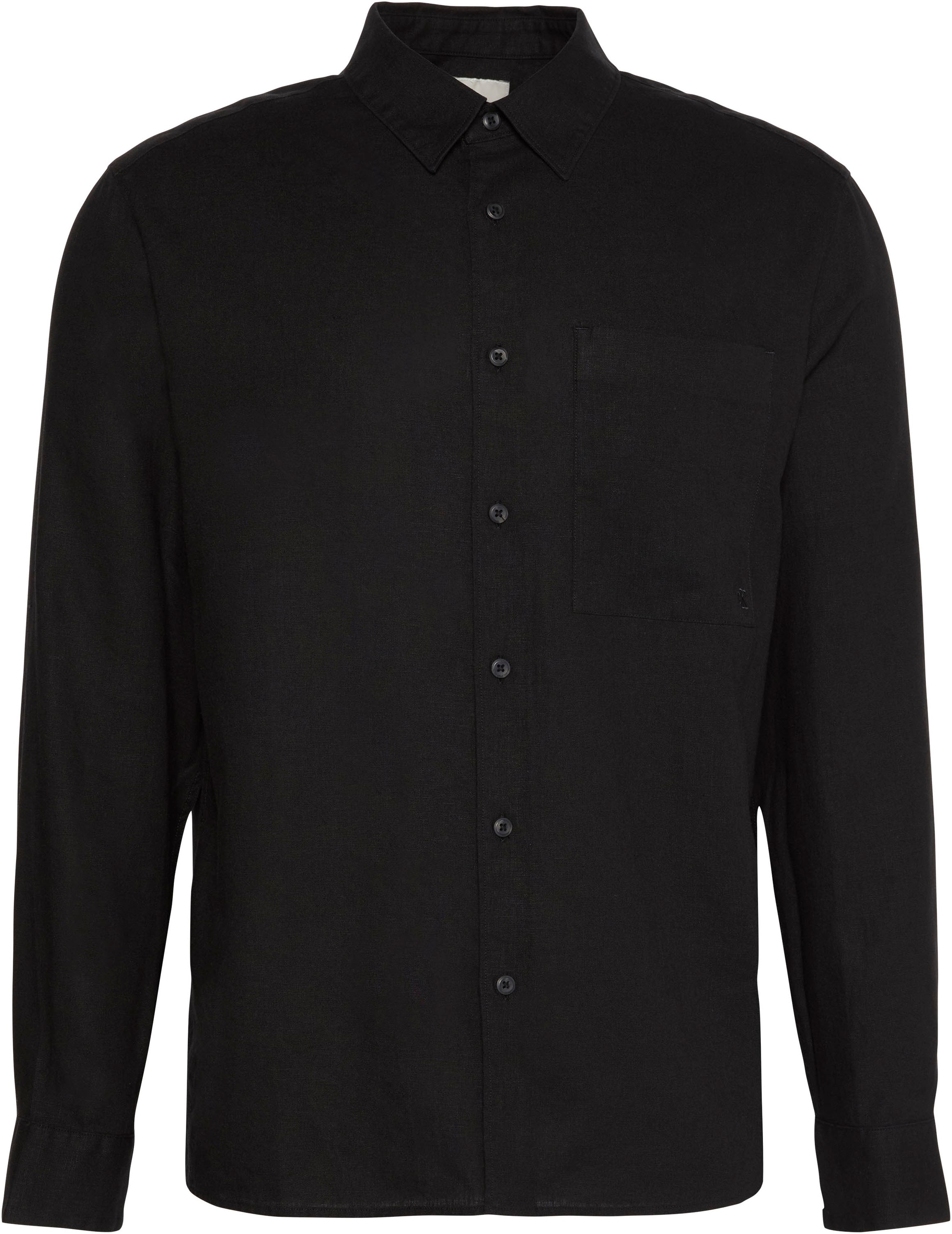 Calvin Klein Leinenhemd "SOLID LINEN CLASSIC" Kentkragen, Regular Fit, Lein günstig online kaufen