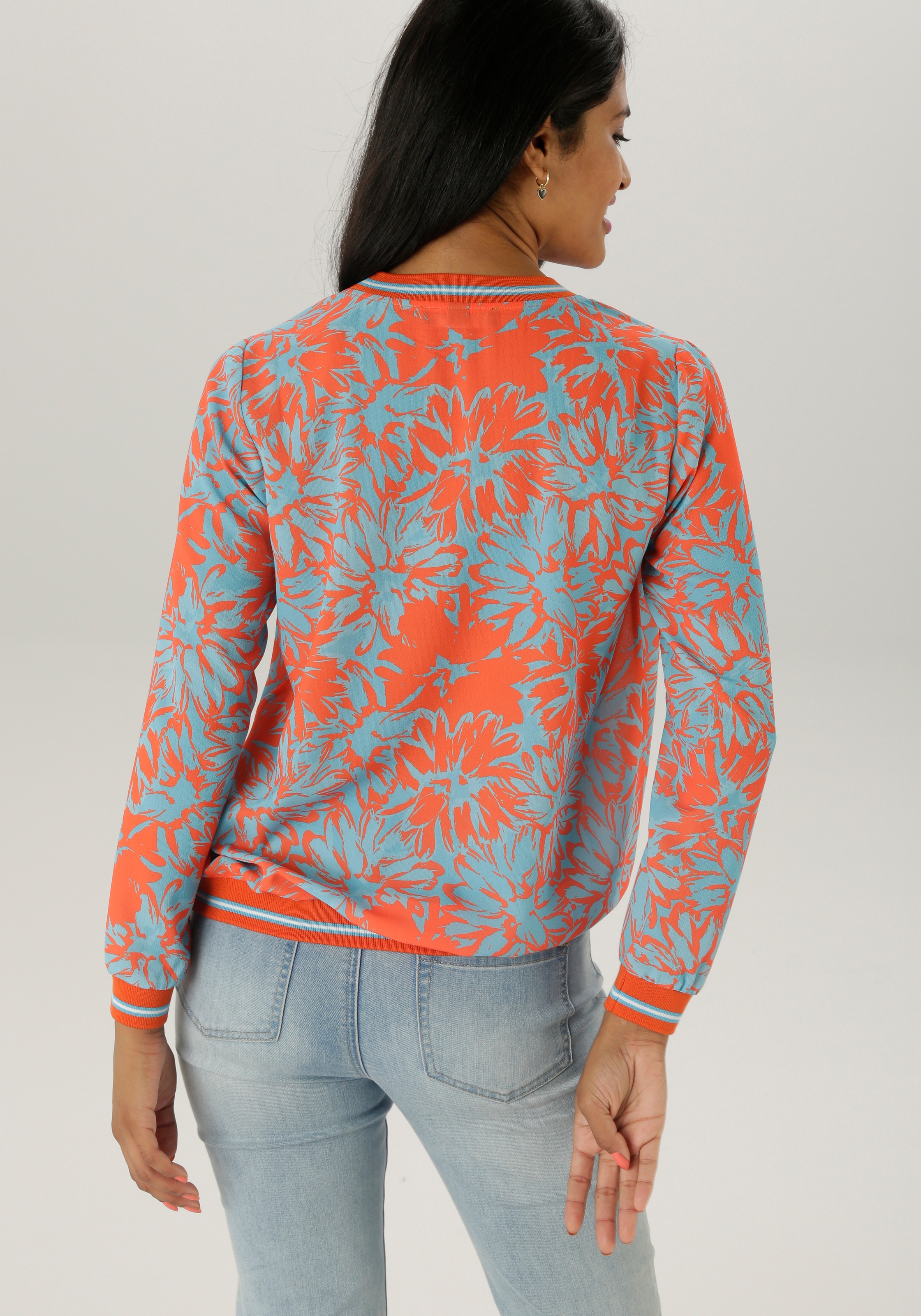 Thumbnail - Aniston SELECTED Shirtbluse mit sportiven Bündchen