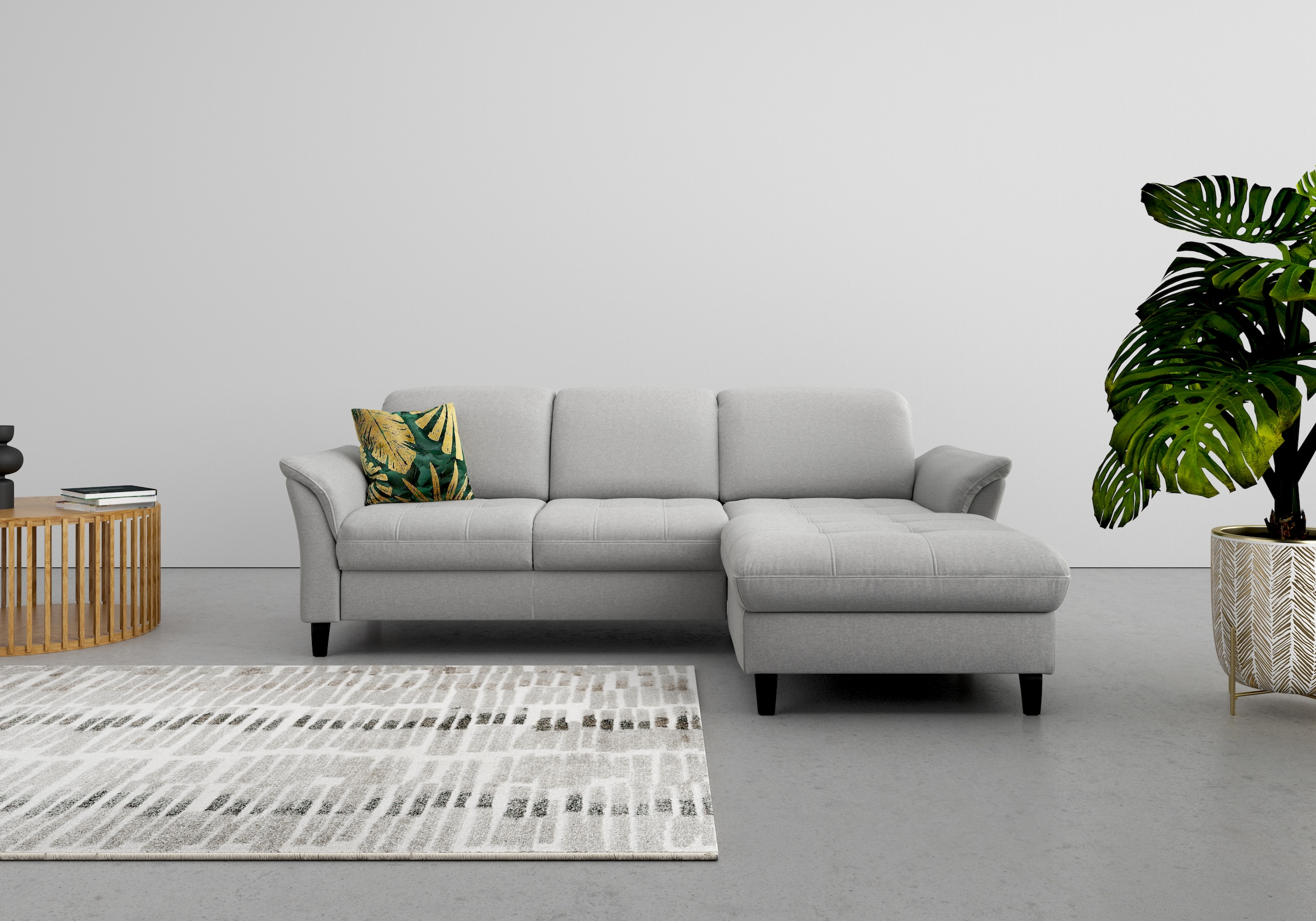 sit&more Ecksofa "Maggiore L-Form" wahlweise mit Kopfteilverstellung, Bettf günstig online kaufen