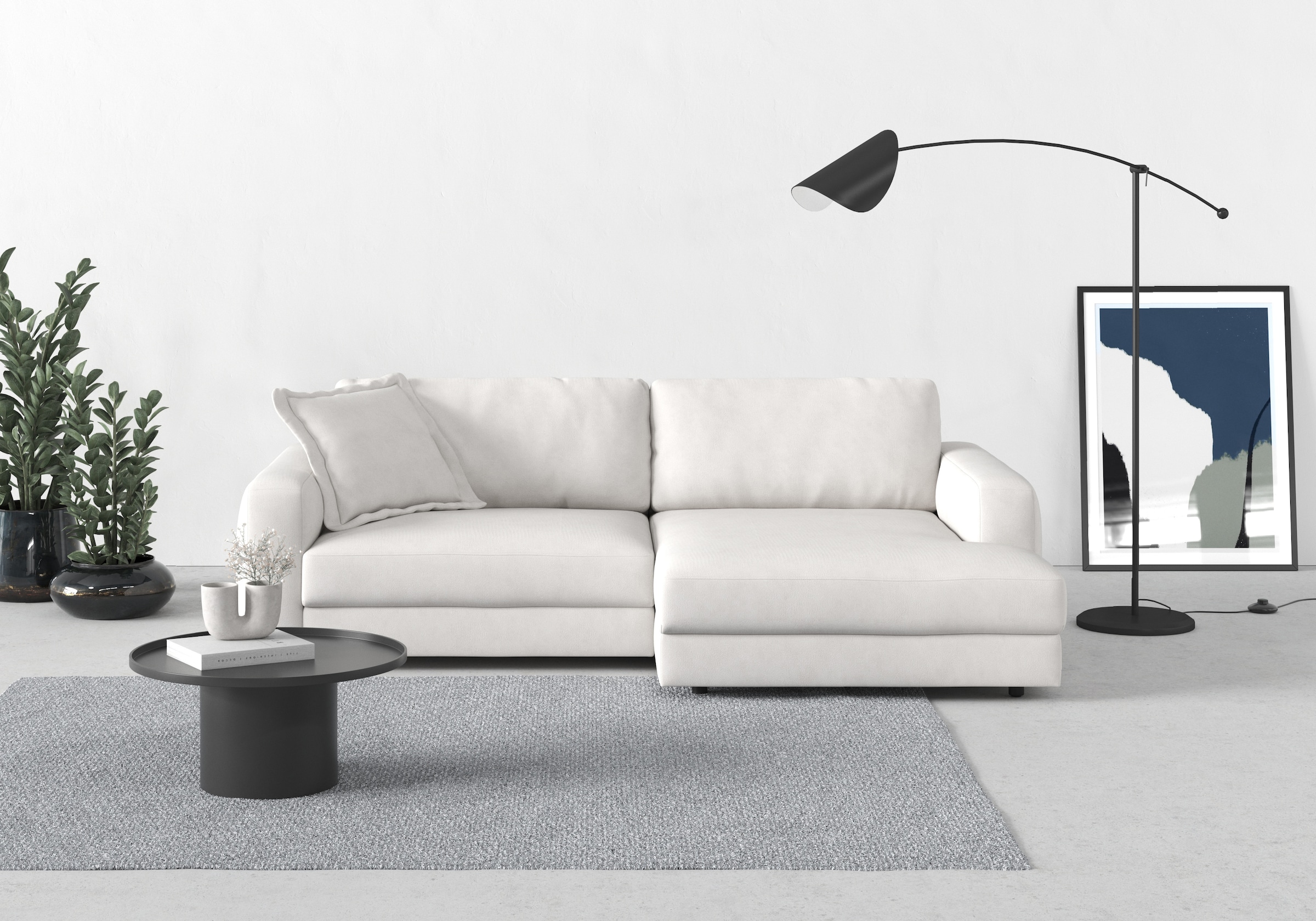 TRENDMANUFAKTUR Ecksofa "Bourbon, Mega Designsofa mit tollem Sitzkomfort, B günstig online kaufen