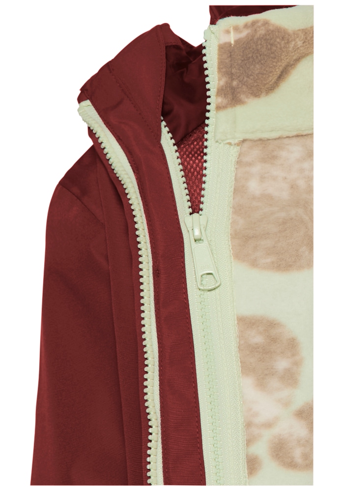 Jack Wolfskin 3-in-1-Funktionsjacke »ICELAND 3IN1 PRINT JKT K« mit Entendaune und Federn, aus Polyester