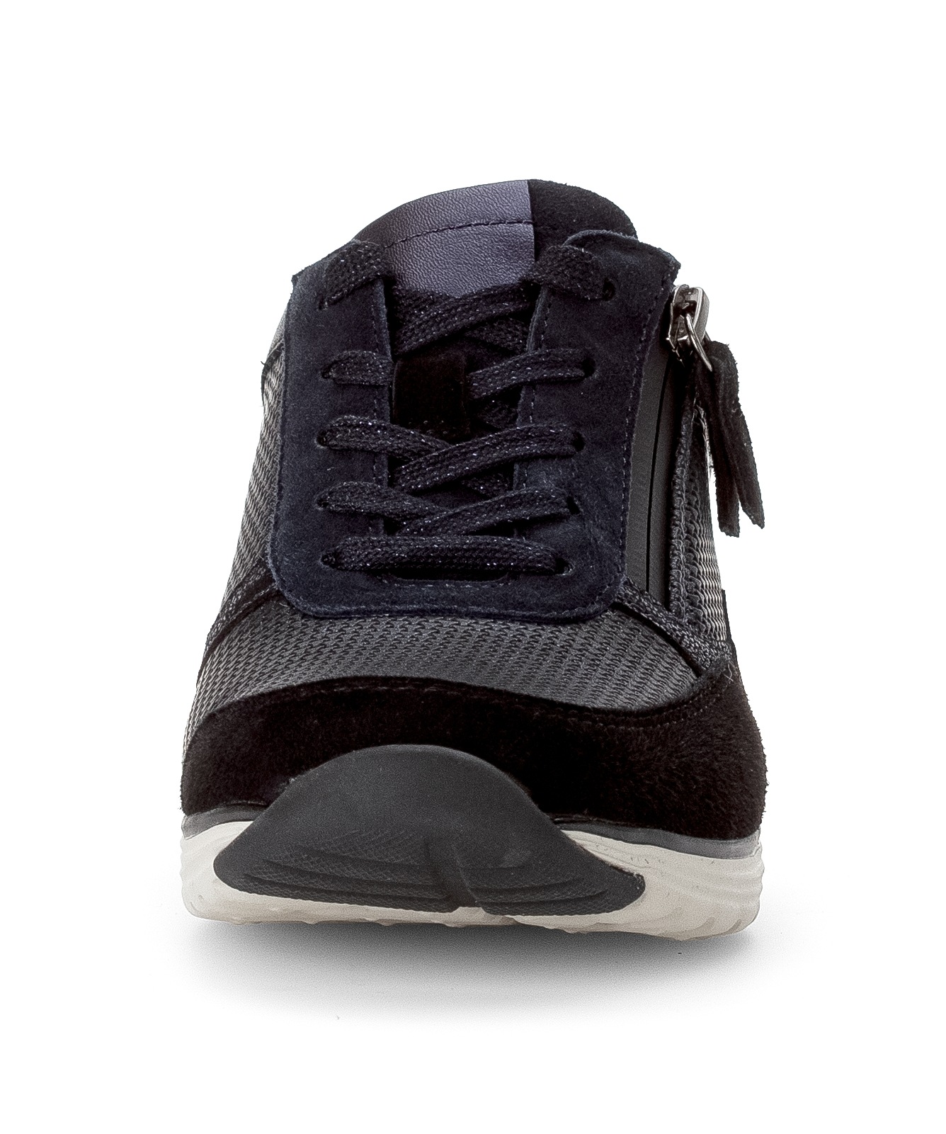 Gabor Rollingsoft Keilsneaker, Komfortschuh, Halbschuh, Schnürschuh mit Logo an der Ferse