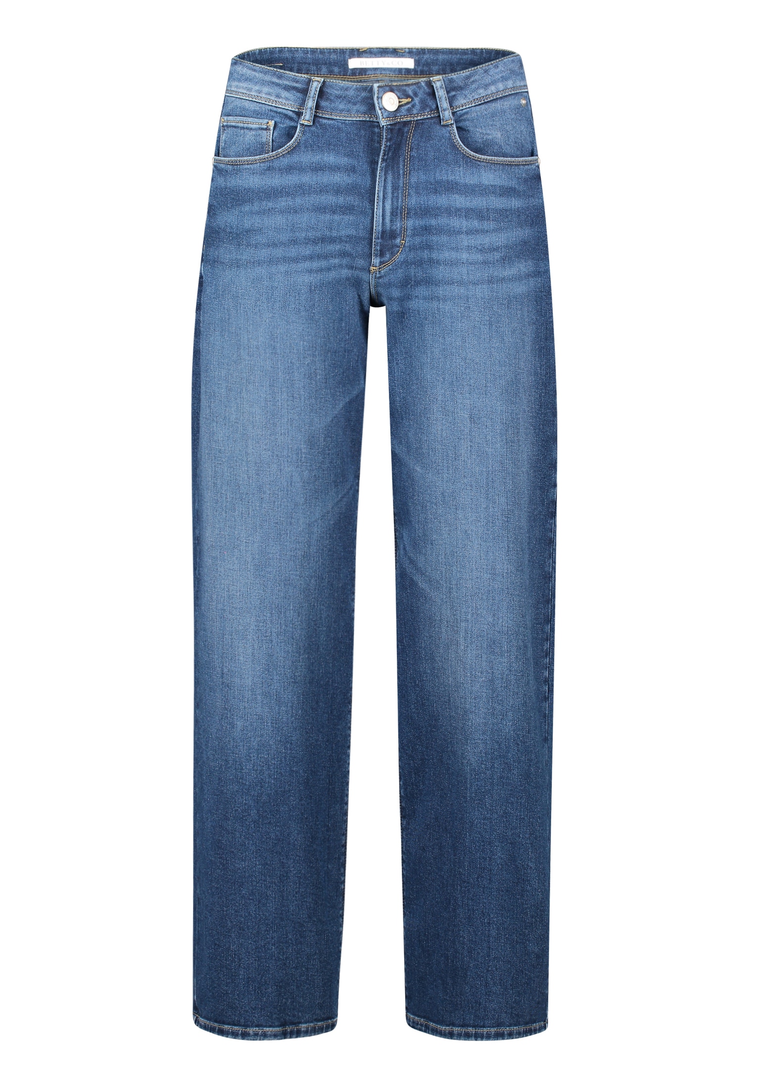Betty&Co High-waist-Jeans »Betty & Co High Waisted-Jeans mit weitem Bein«