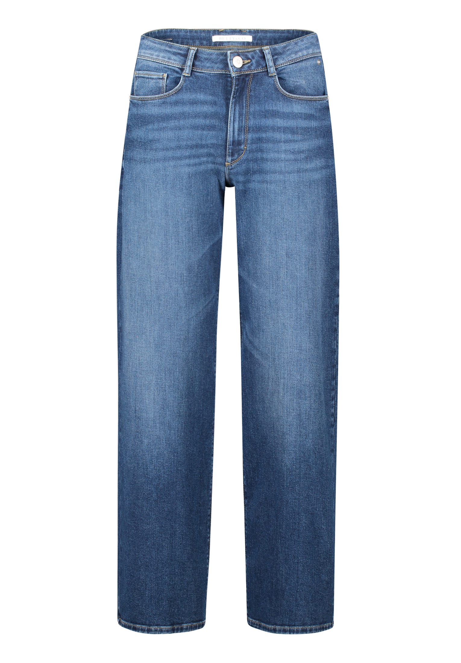 Betty&Co High-waist-Jeans "Betty & Co High Waisted-Jeans mit weitem Bein" günstig online kaufen
