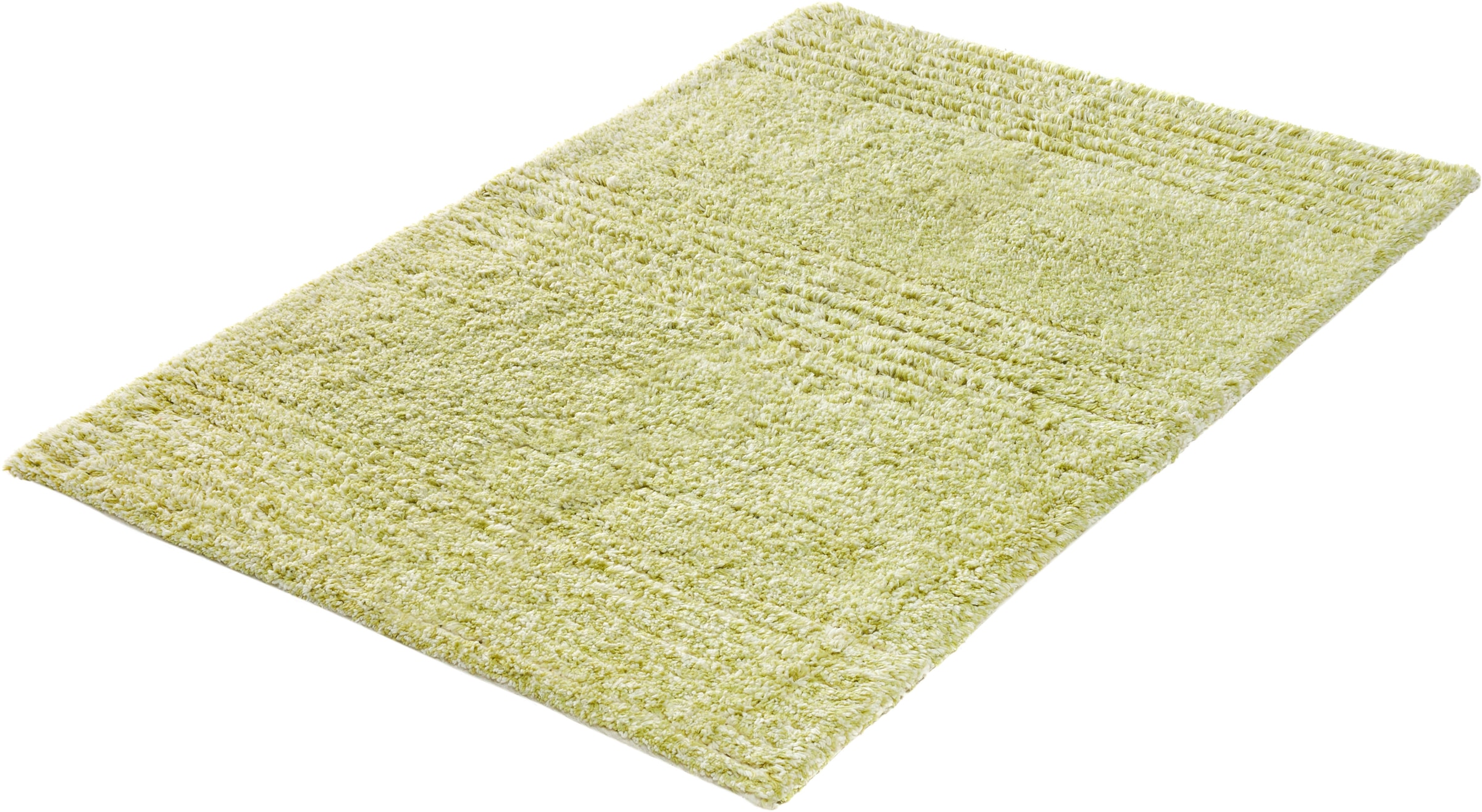 Kleine Wolke Badematte ""Planta", Badvorleger, Badezimmer Teppich" Höhe 8 mm rutschhemmend beschichtet fußbodenheizungsgeeignet Badteppich, Uni Farben, Streifen Design, Hoch-Tief Effekt