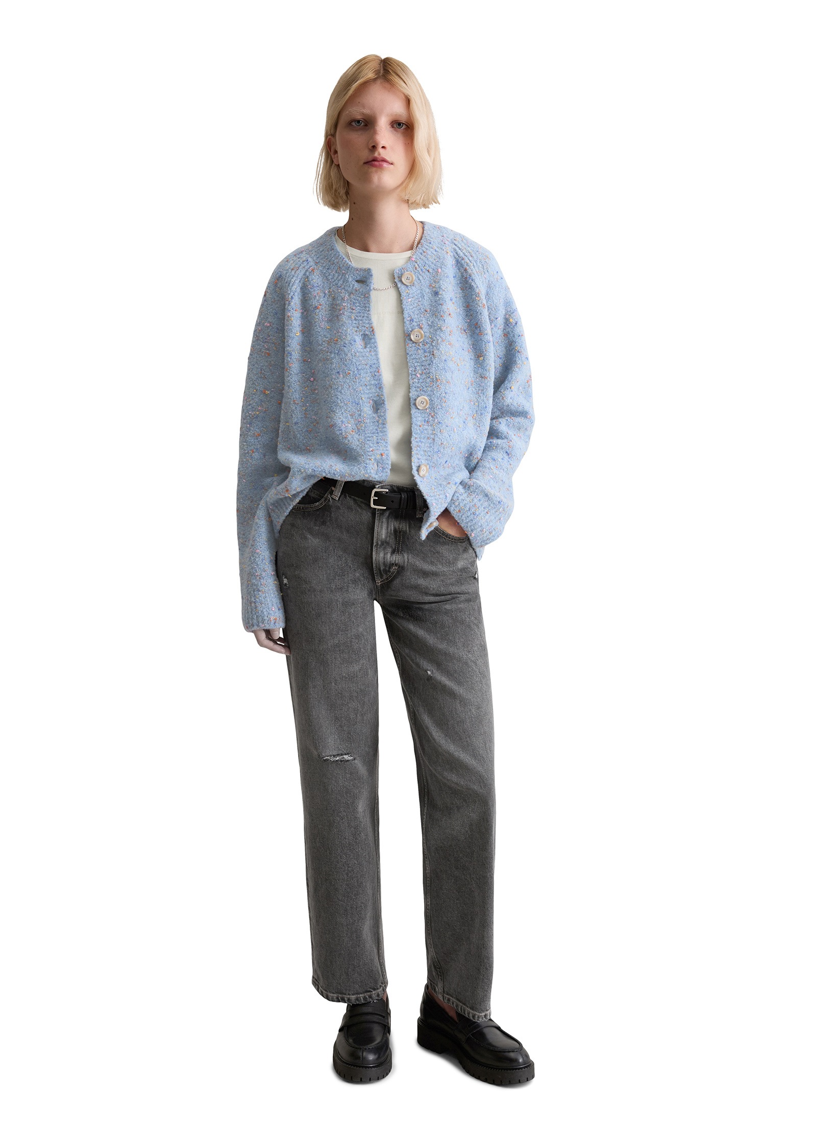 Marc O'Polo DENIM Cardigan »aus Schurwolle-Viskose-Mix«