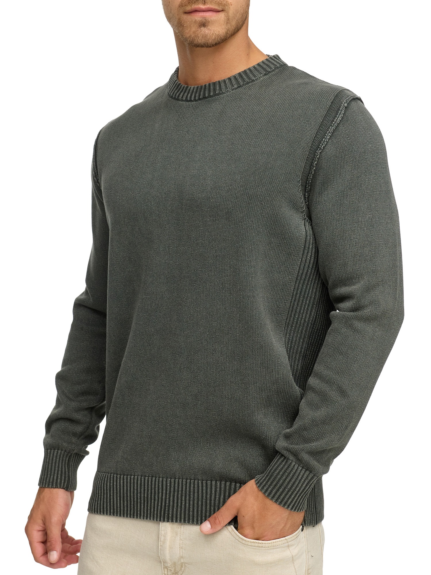 Indicode Rundhalspullover "INNiels O-neck" günstig online kaufen