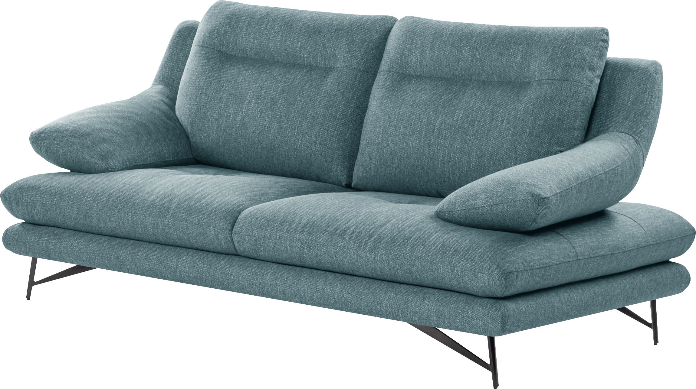 CALIA ITALIA 2-Sitzer "Cezanne, italienisches Designsofa mit erstklassigem Sitzkomfort" wahlweise mit Sitztiefenverstellung