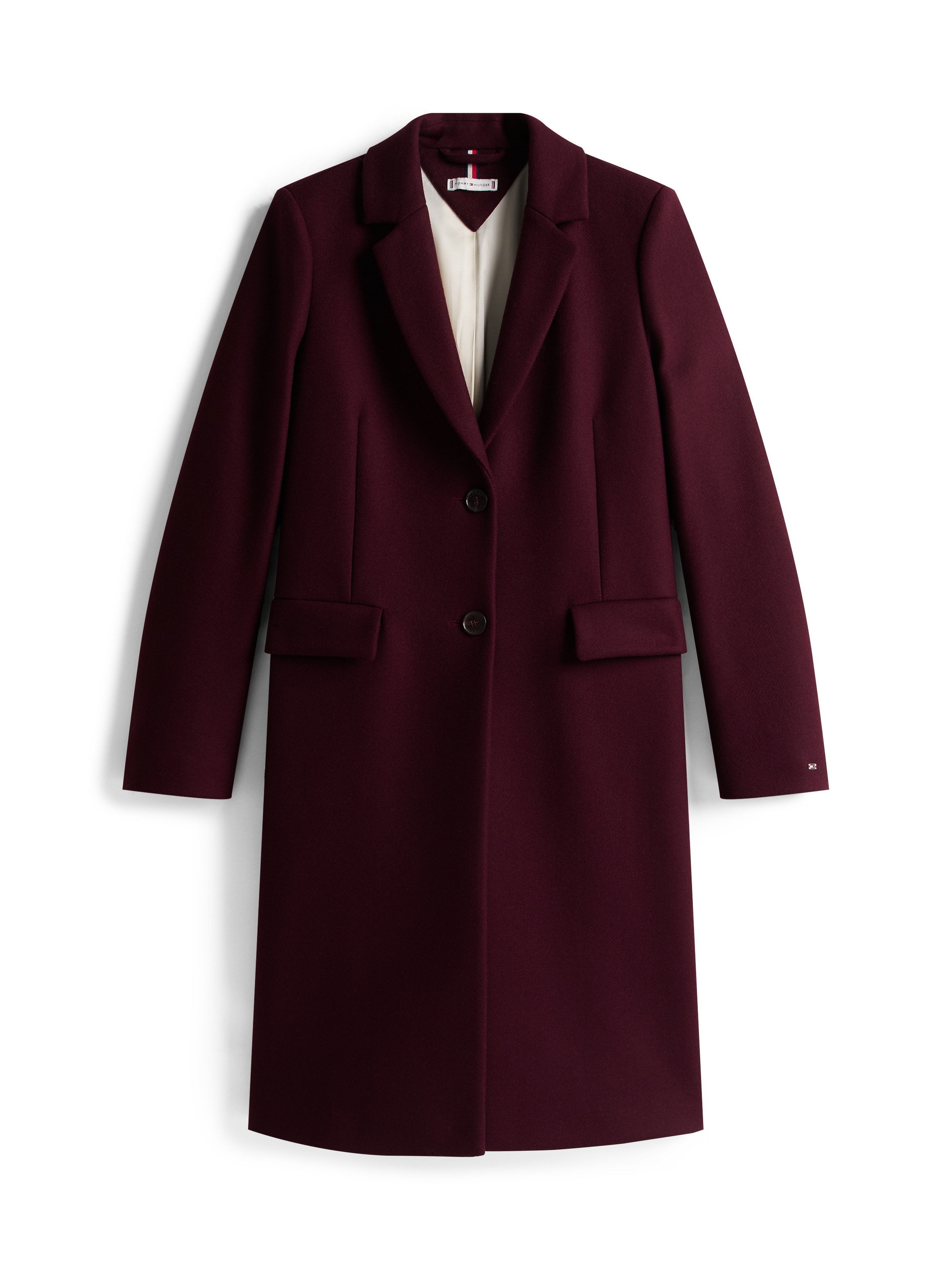 Tommy Hilfiger Langmantel »CLASSIC SB WOOL REG COAT«, mit Wolle und Kaschmiranteil