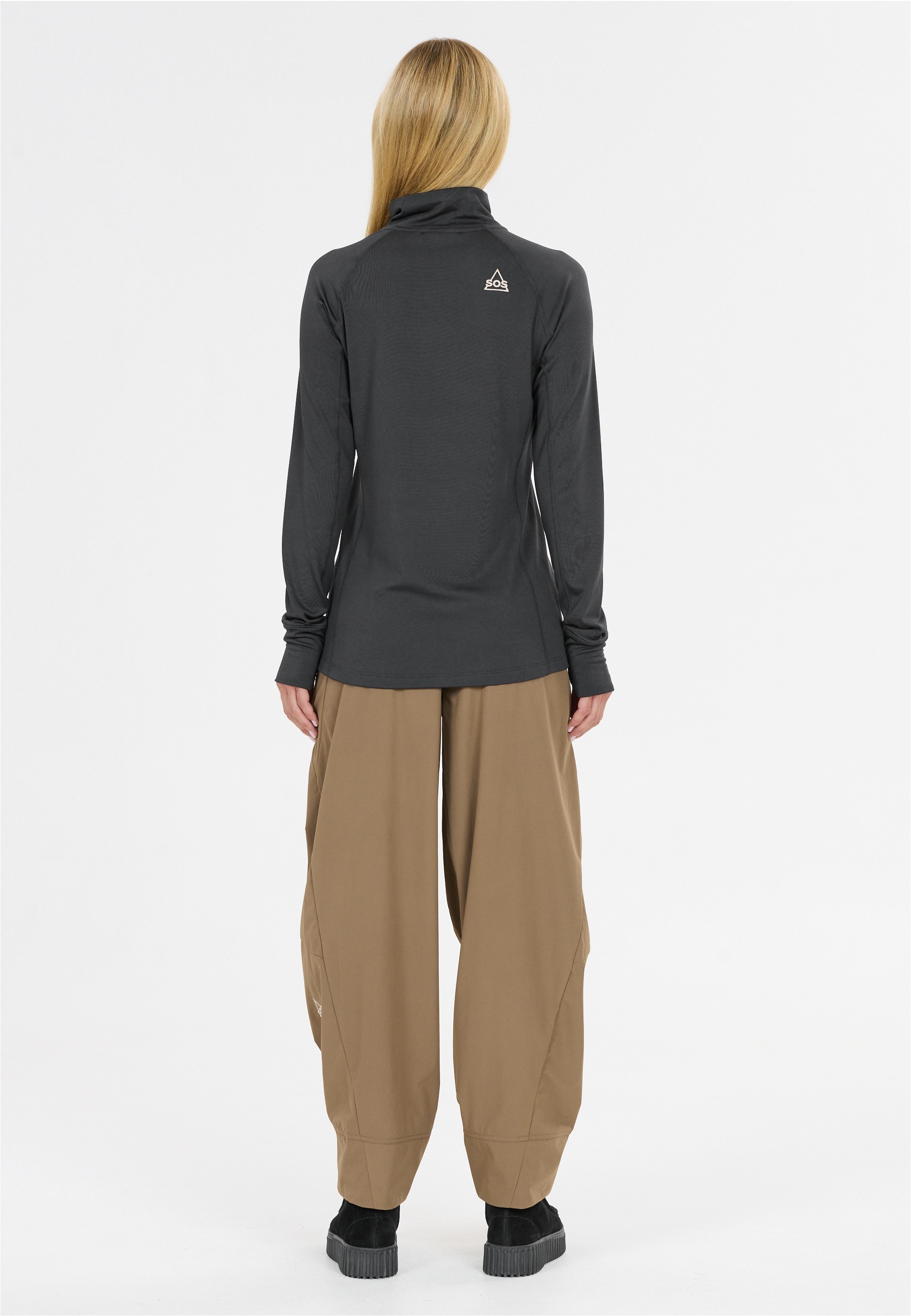 SOS Fleeceshirt »Jasna« mit praktischem Half-Zip